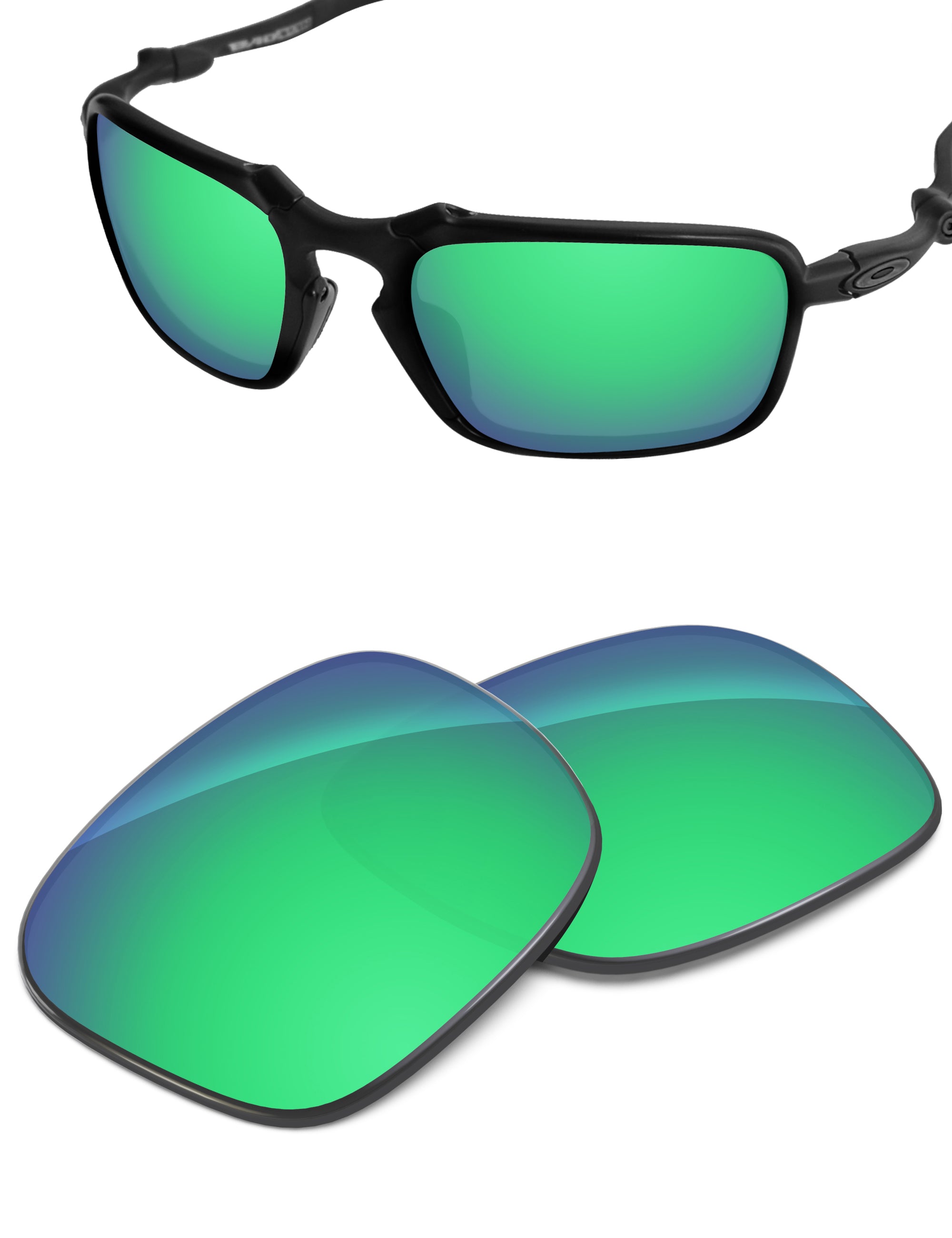 Emerald Green FlashMirror™-Non-Polarized