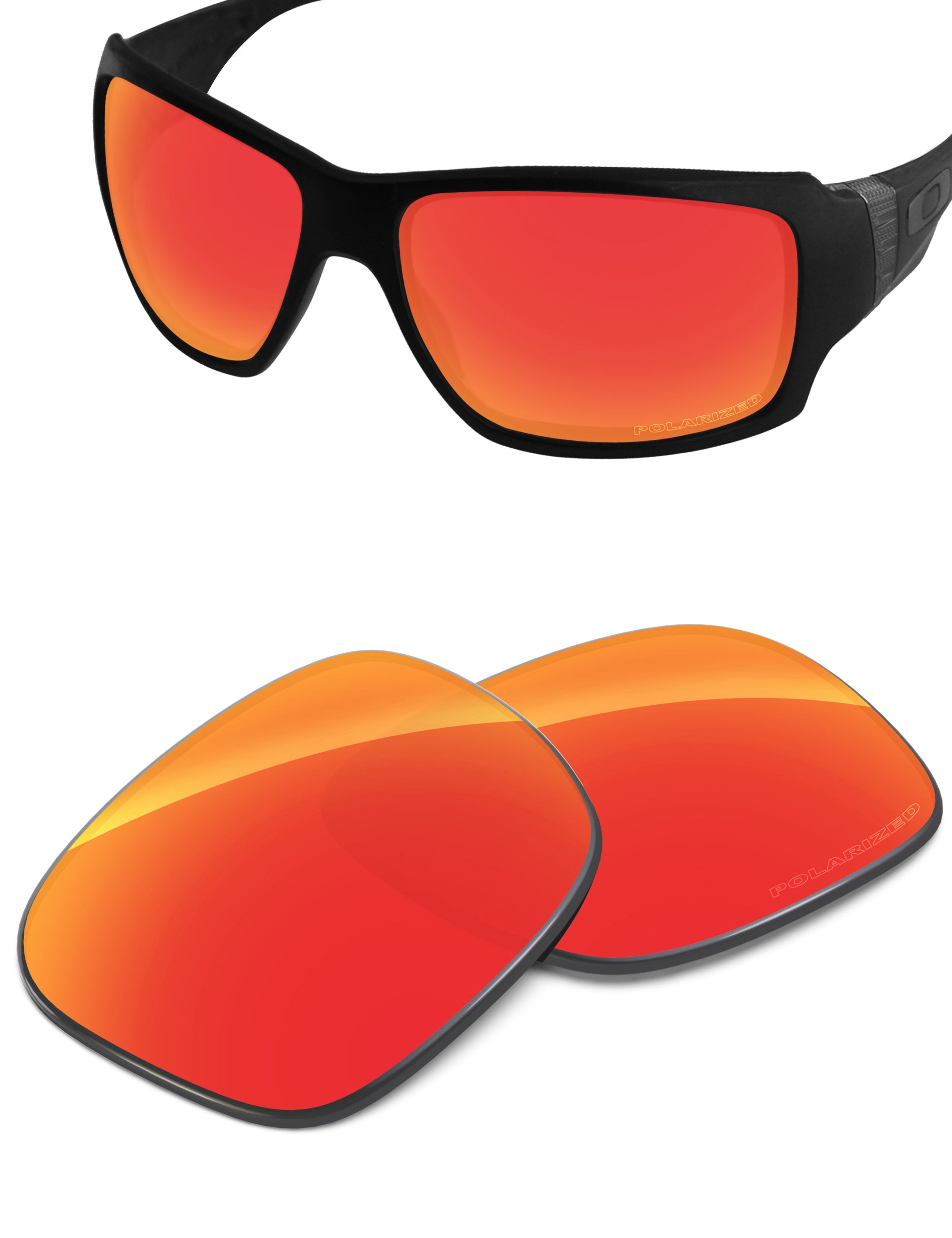 Fire Red FlashMirror™-Polarized