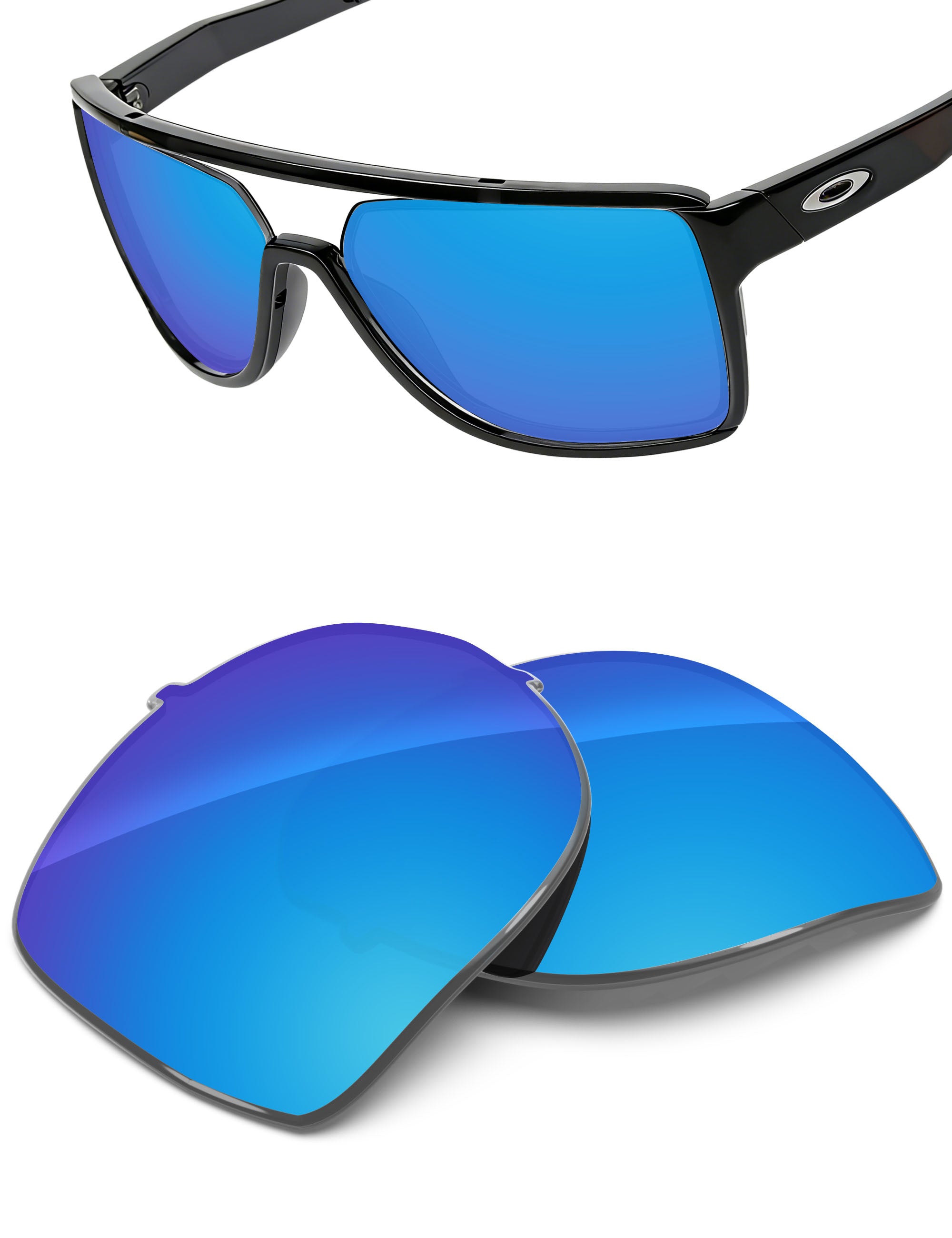 Sky Blue FlashMirror™-Non-Polarized