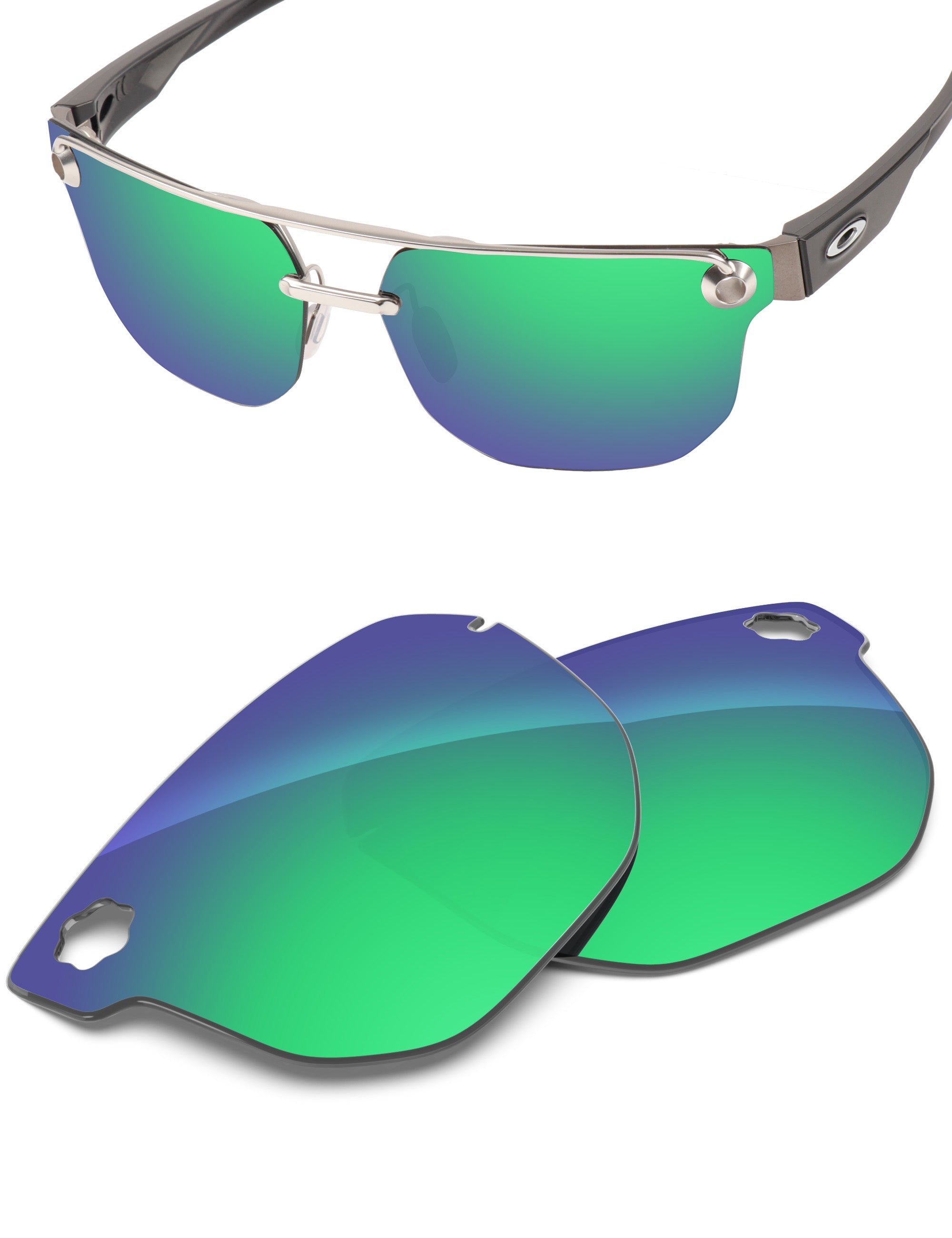 Emerald Green FlashMirror™-Non-Polarized