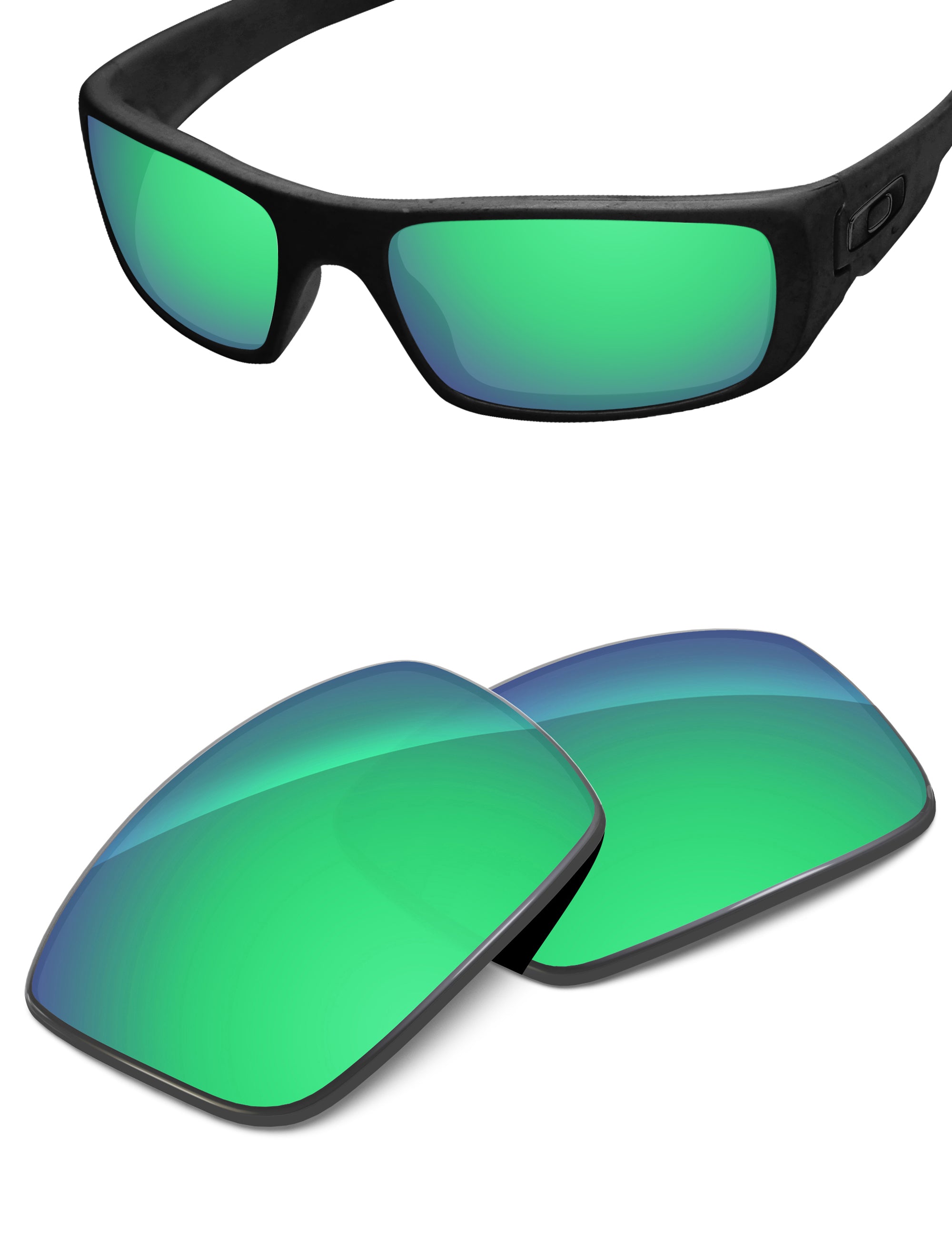 Emerald Green FlashMirror™-Non-Polarized