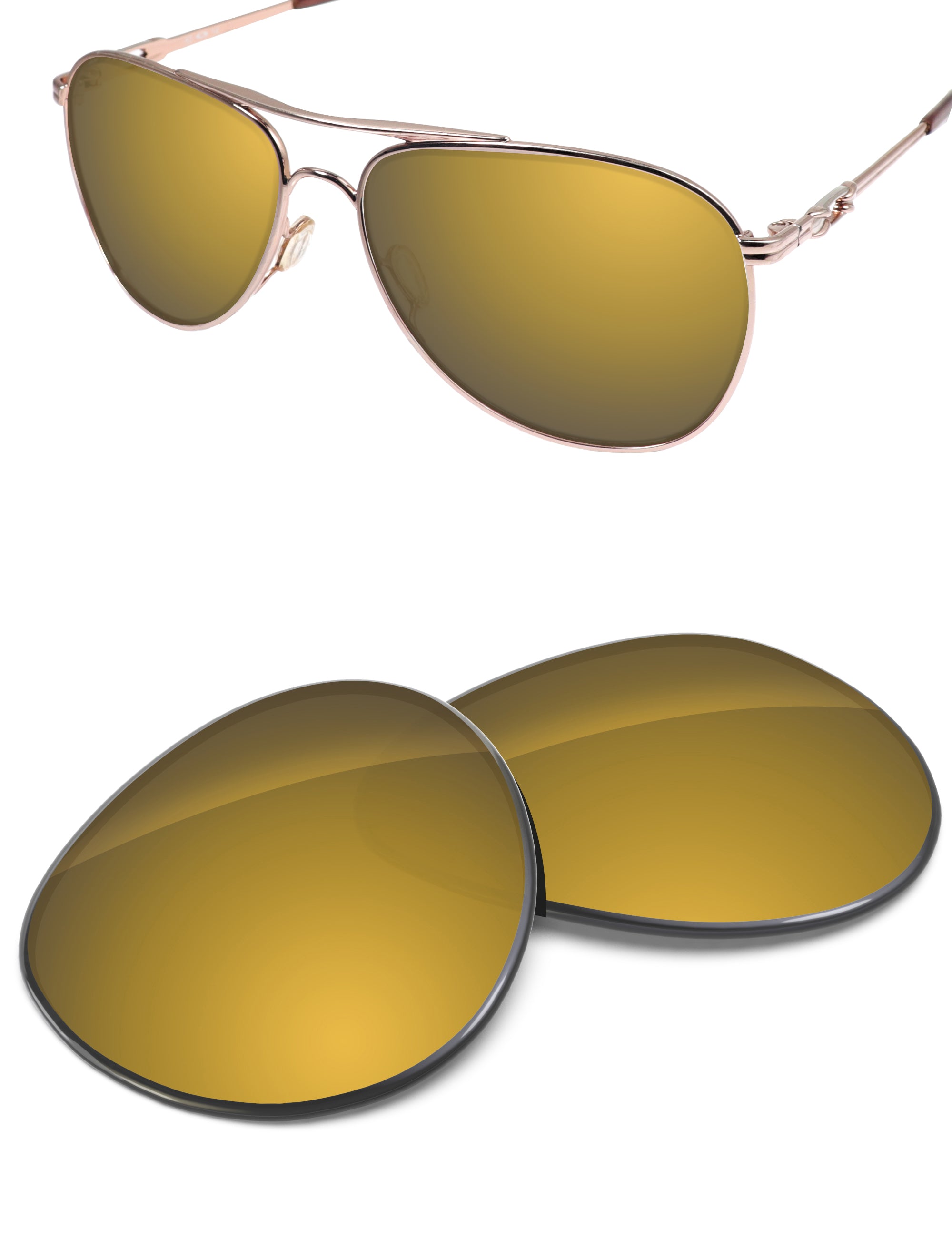 Tungsten Gold FlashMirror™-Non-Polarized