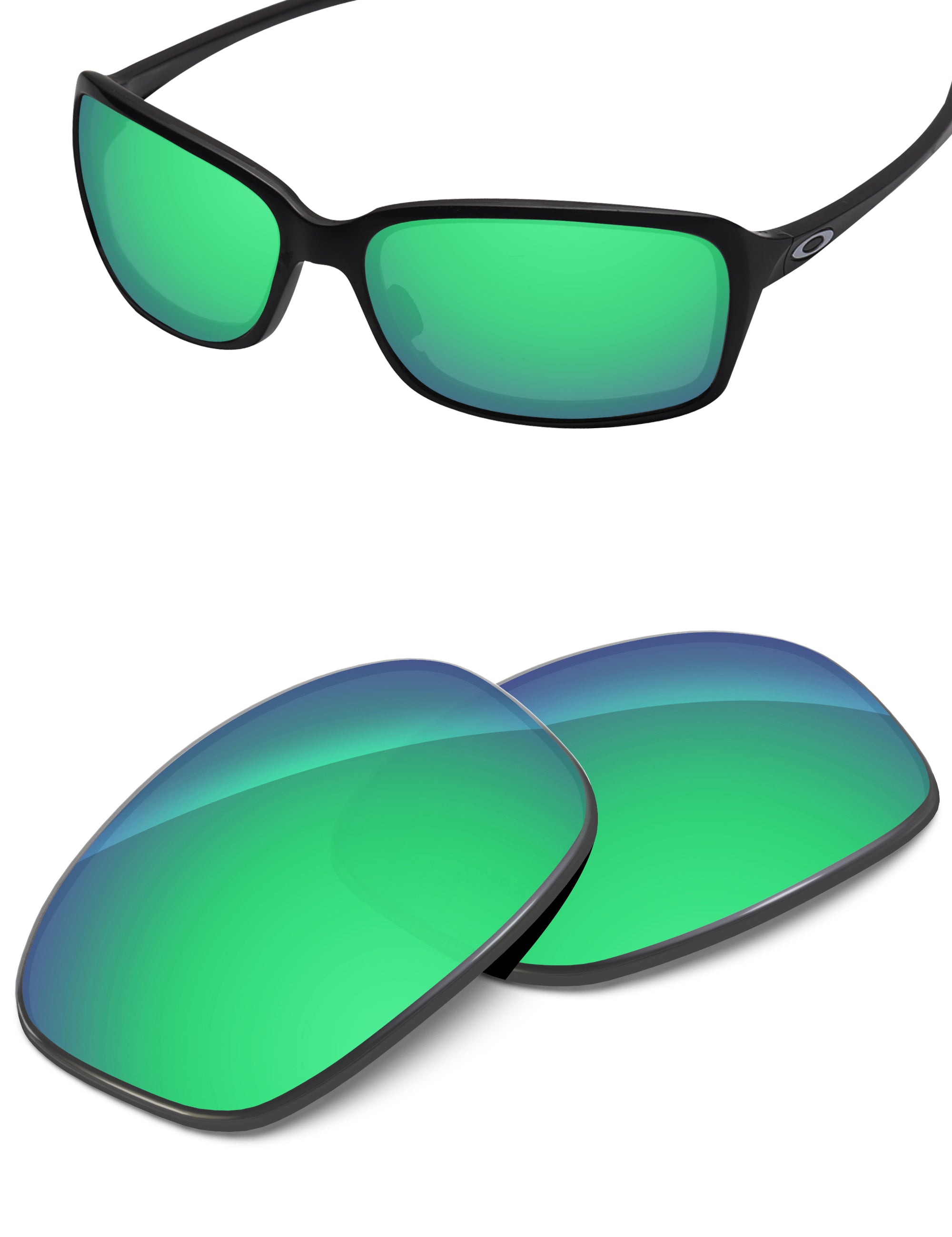 Emerald Green FlashMirror™-Non-Polarized