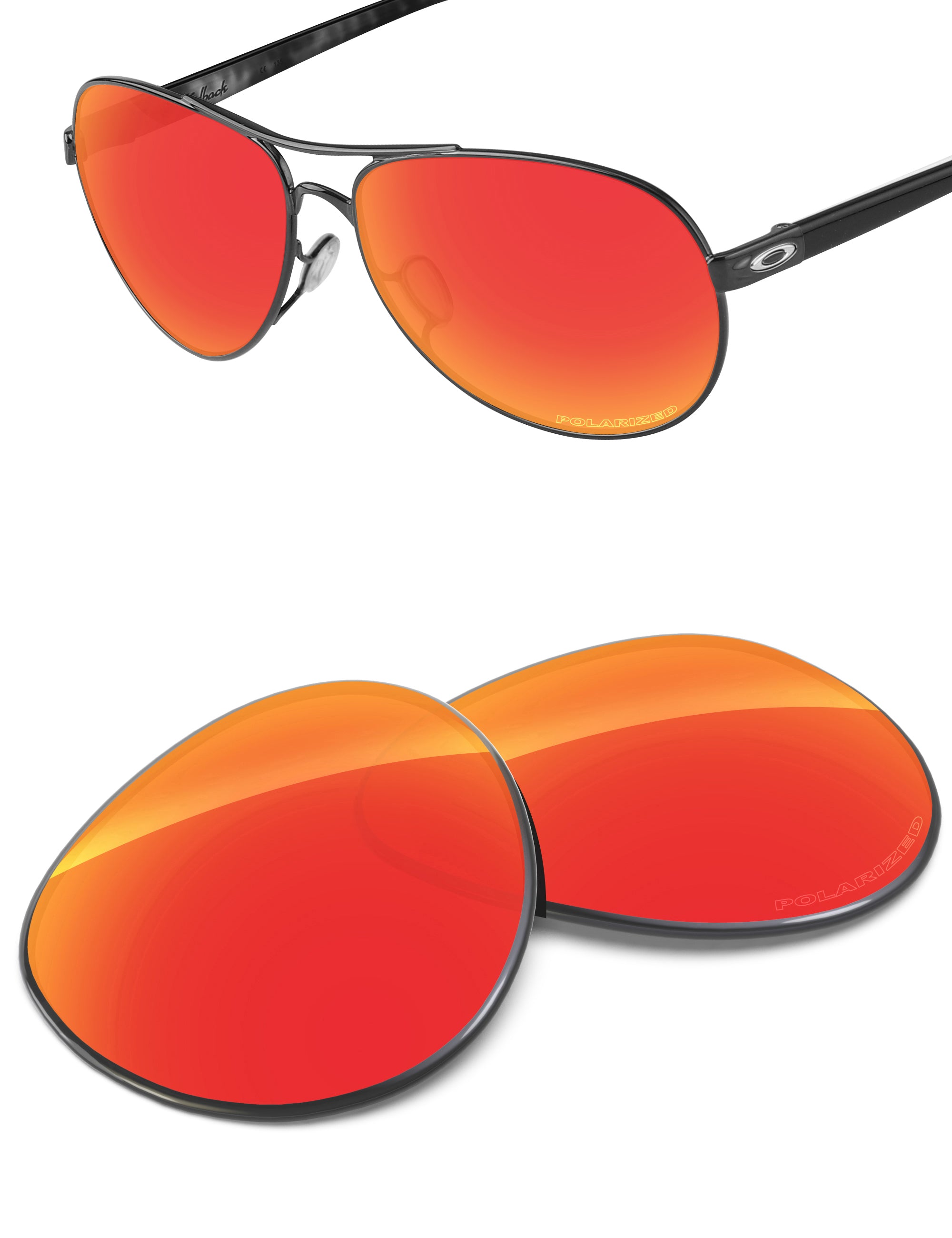 Fire Red FlashMirror™-Polarized