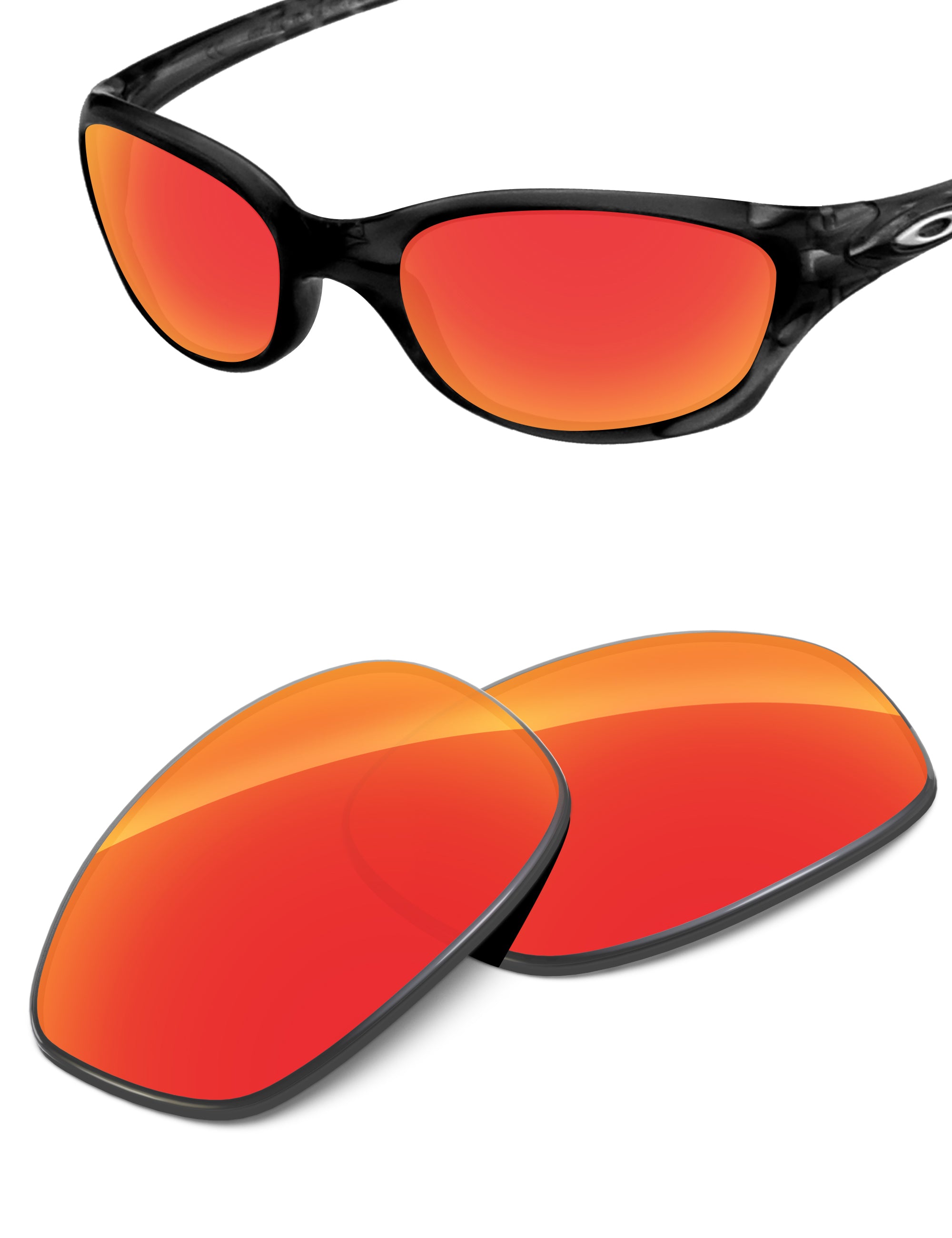 Fire Red FlashMirror™-Non-Polarized