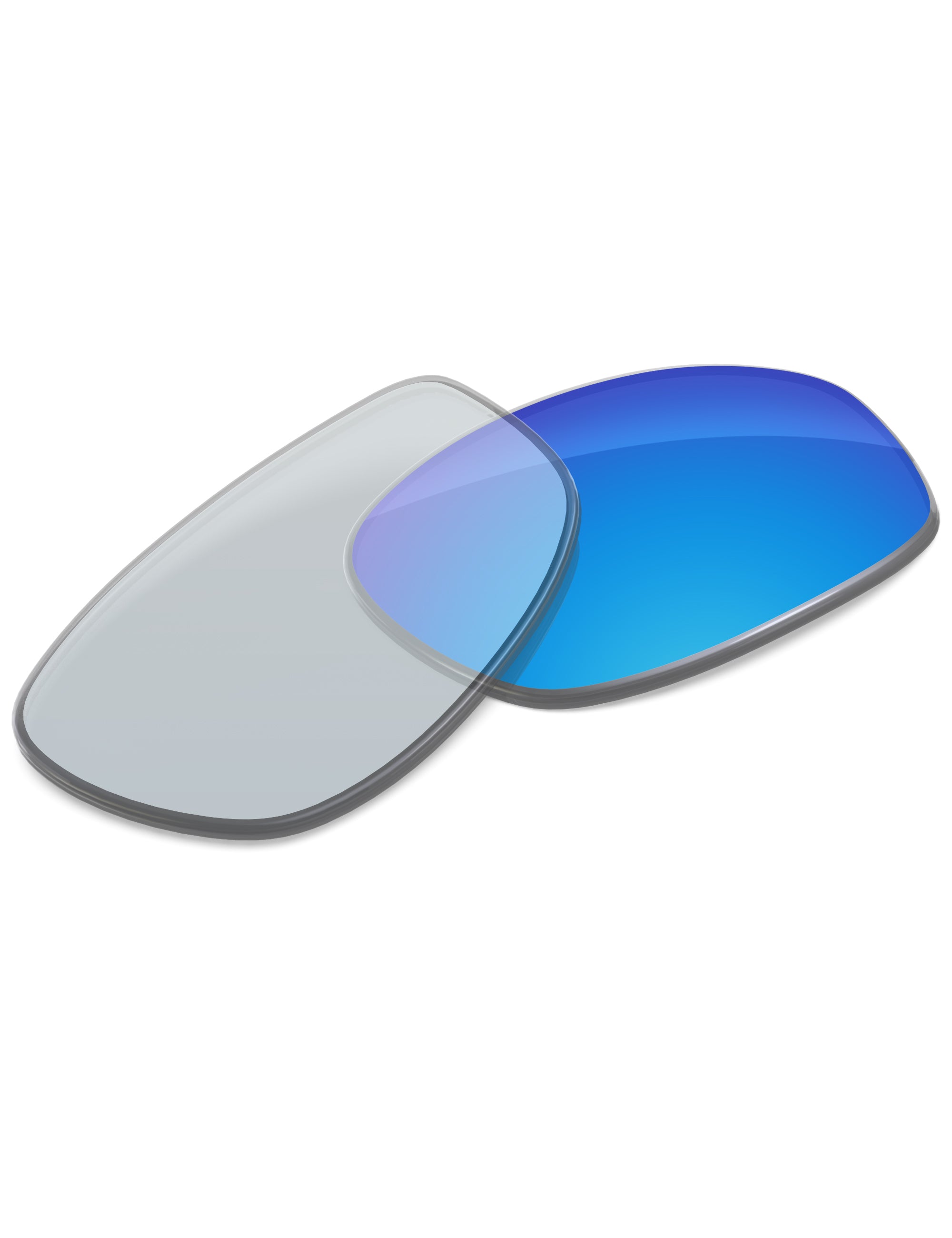 Sky Blue FlashMirror™ Photochromic-Non-Polarized
