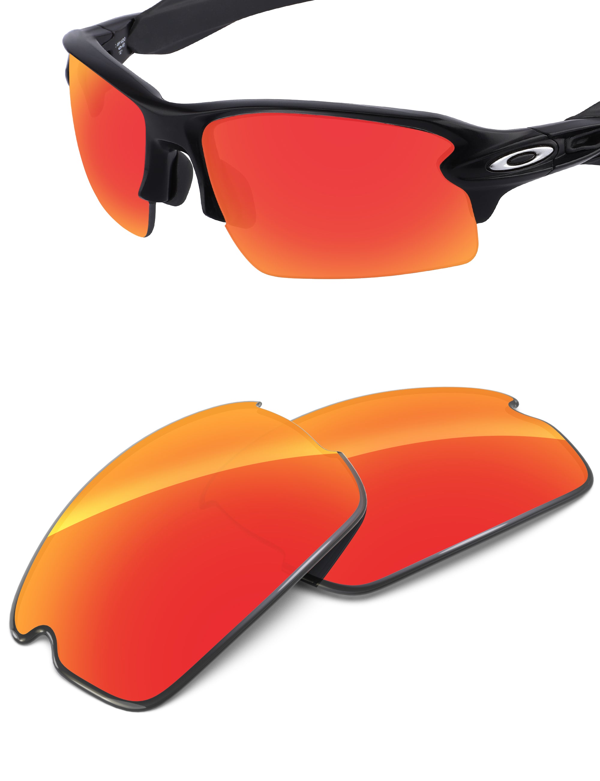 Fire Red FlashMirror™-Non-Polarized