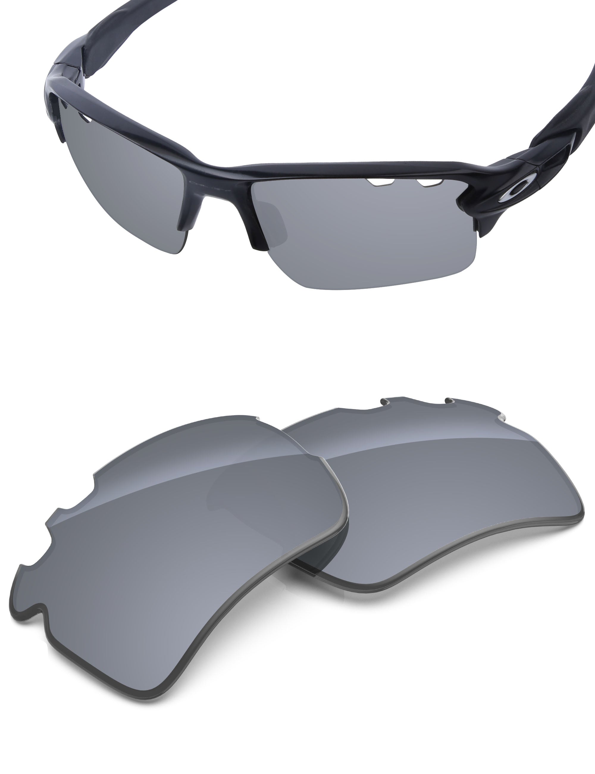 Silver Metallic FlashMirror™-Non-Polarized