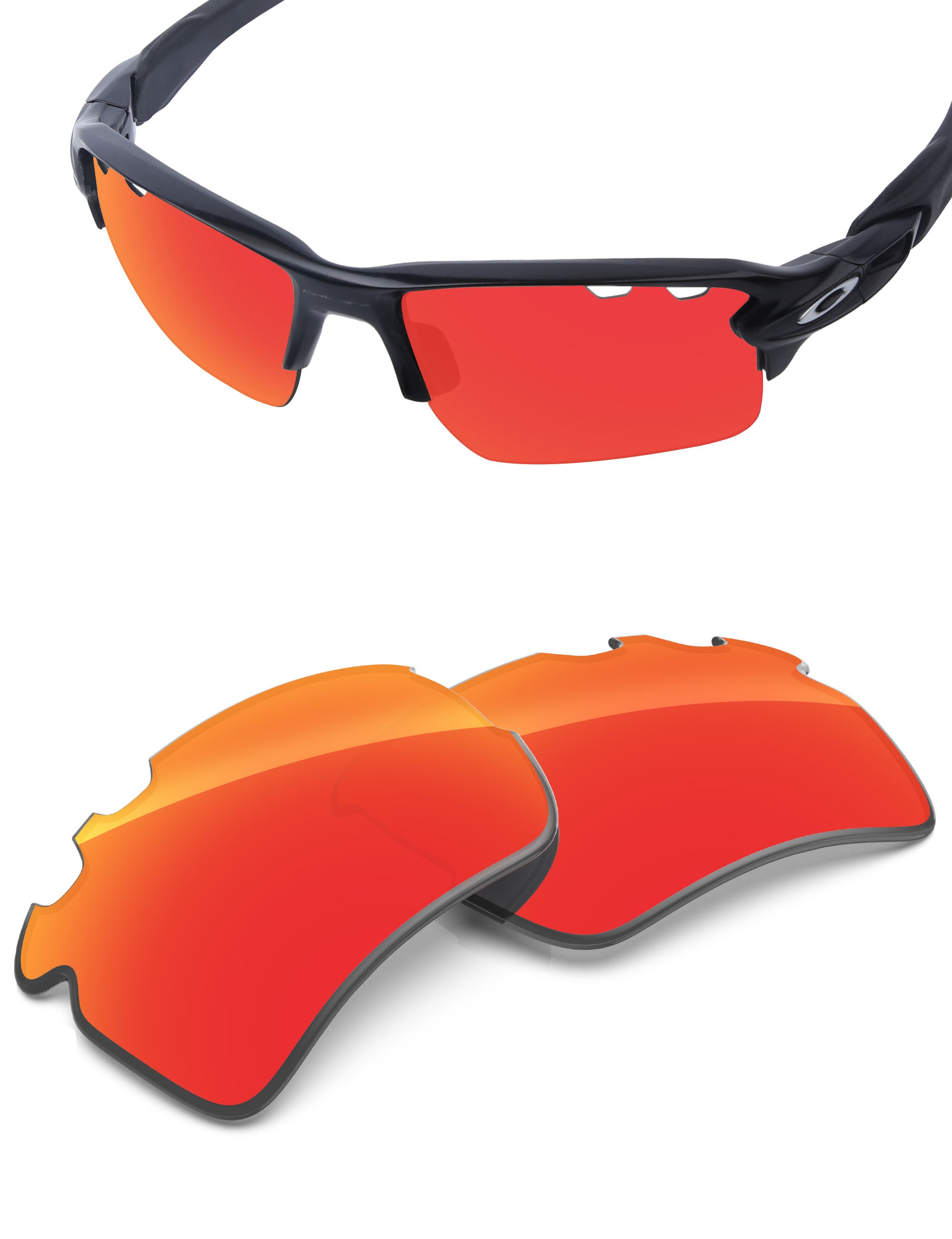 Fire Red FlashMirror™-Non-Polarized