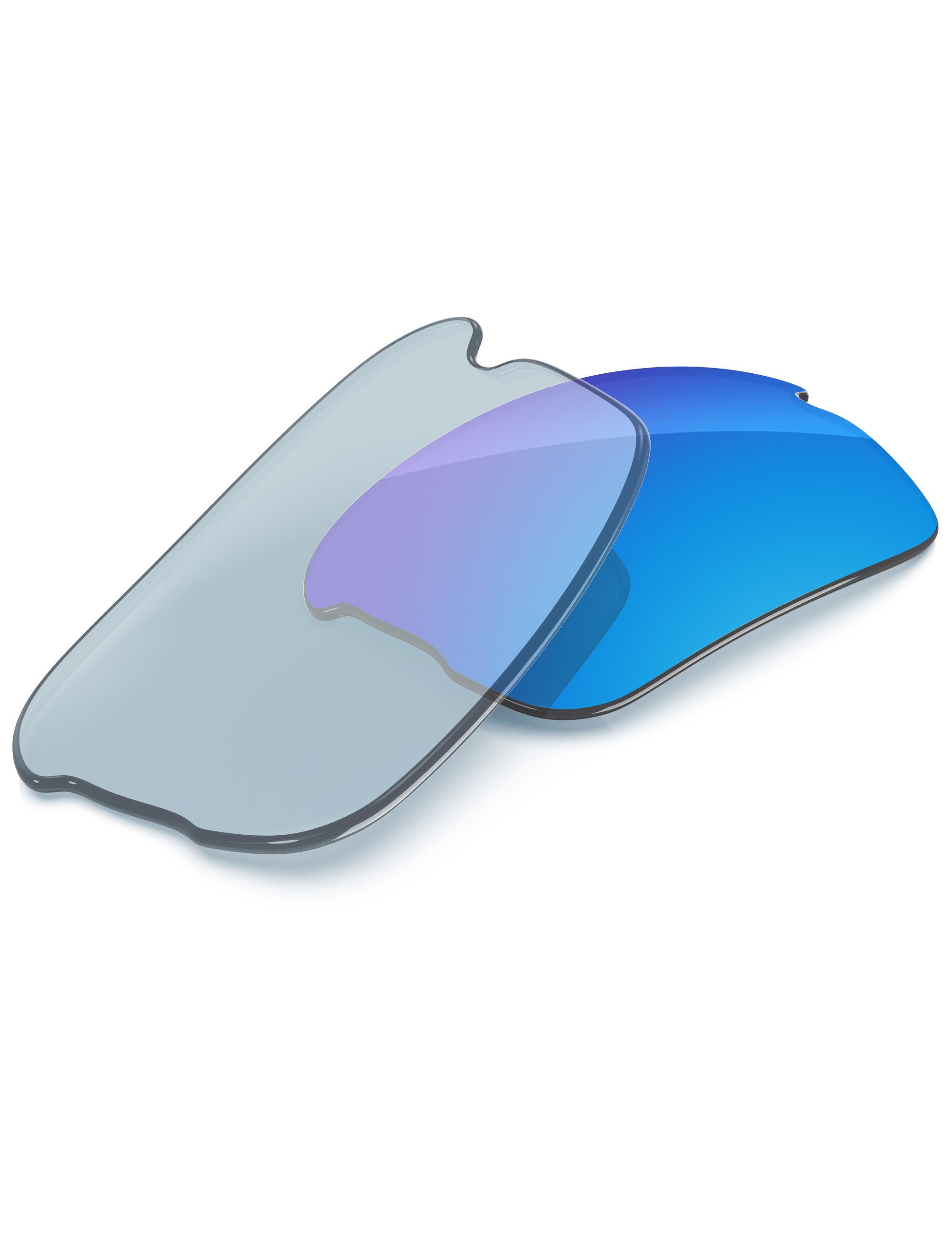 Sky Blue FlashMirror™ Photochromic-Non-Polarized