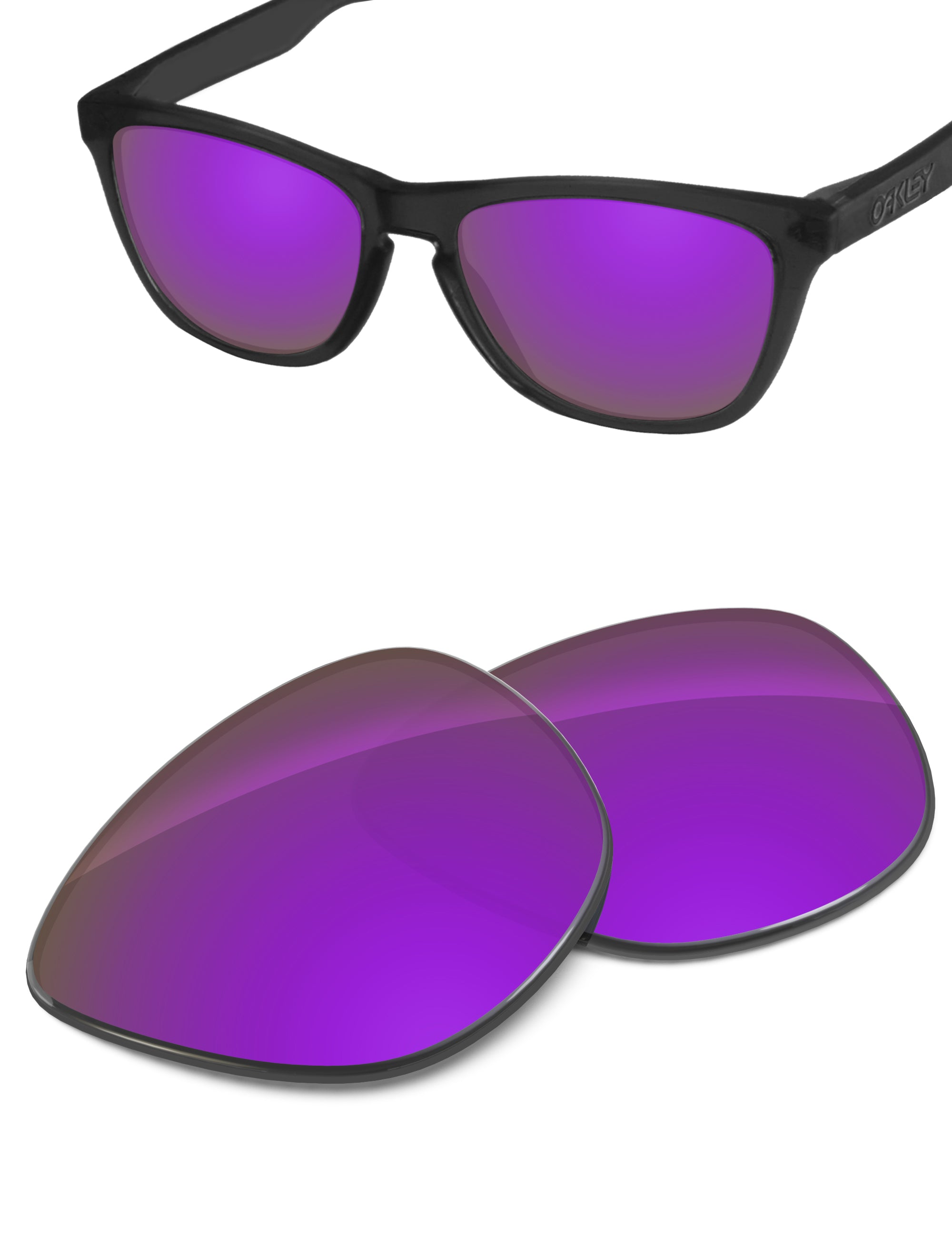Plum Purple FlashMirror™-Non-Polarized