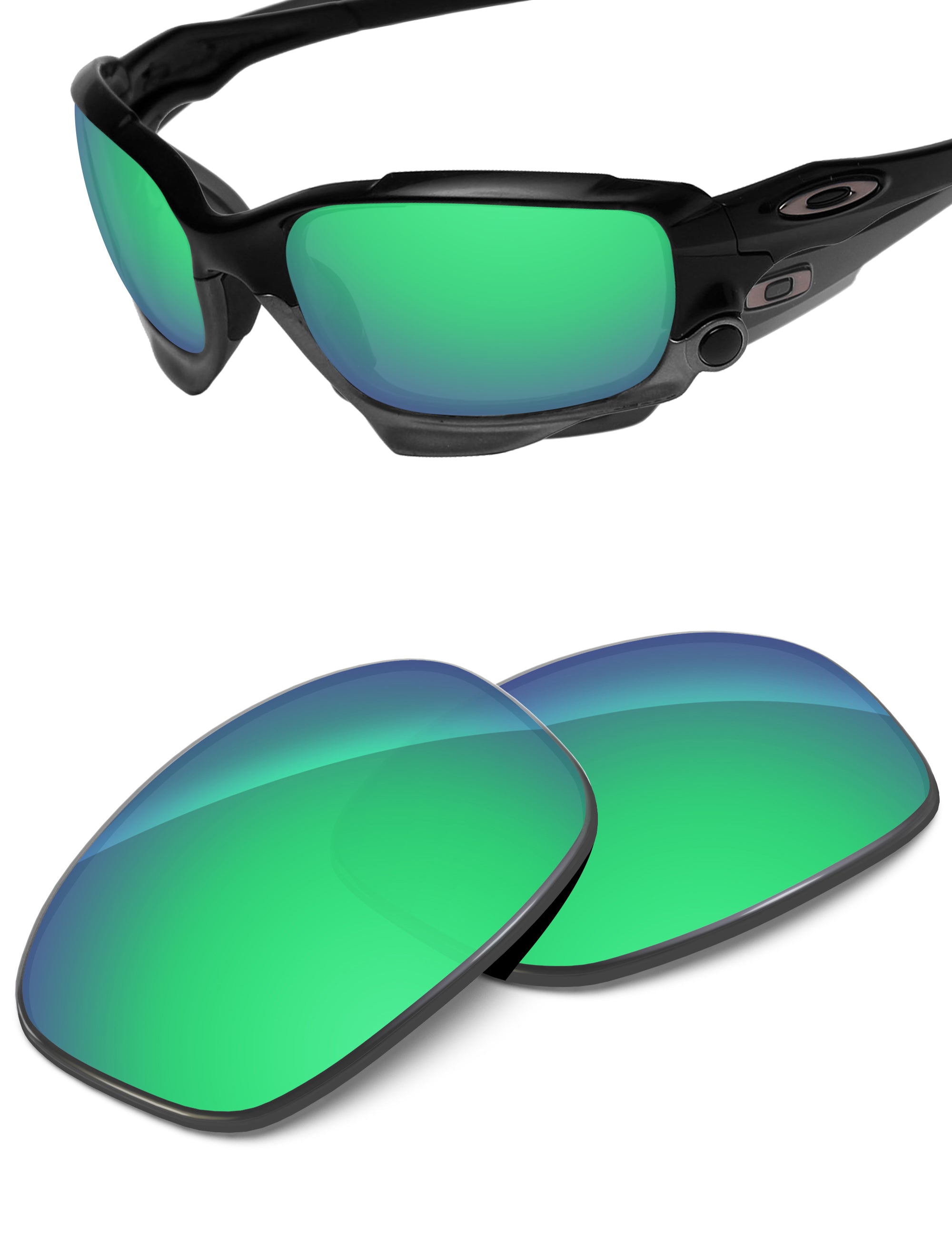 Emerald Green FlashMirror™-Non-Polarized