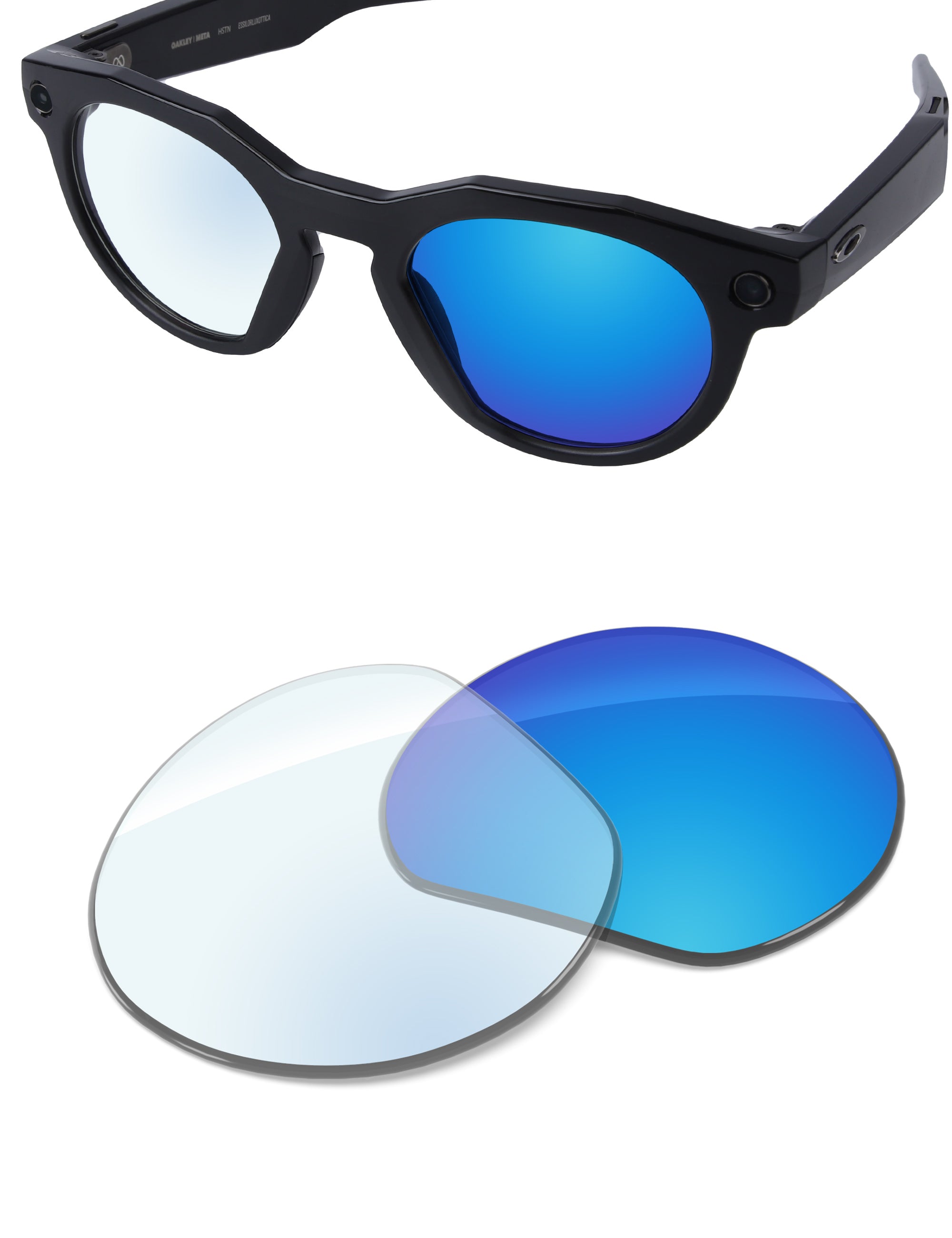 Sky Blue FlashMirror™ Photochromic-Non-Polarized