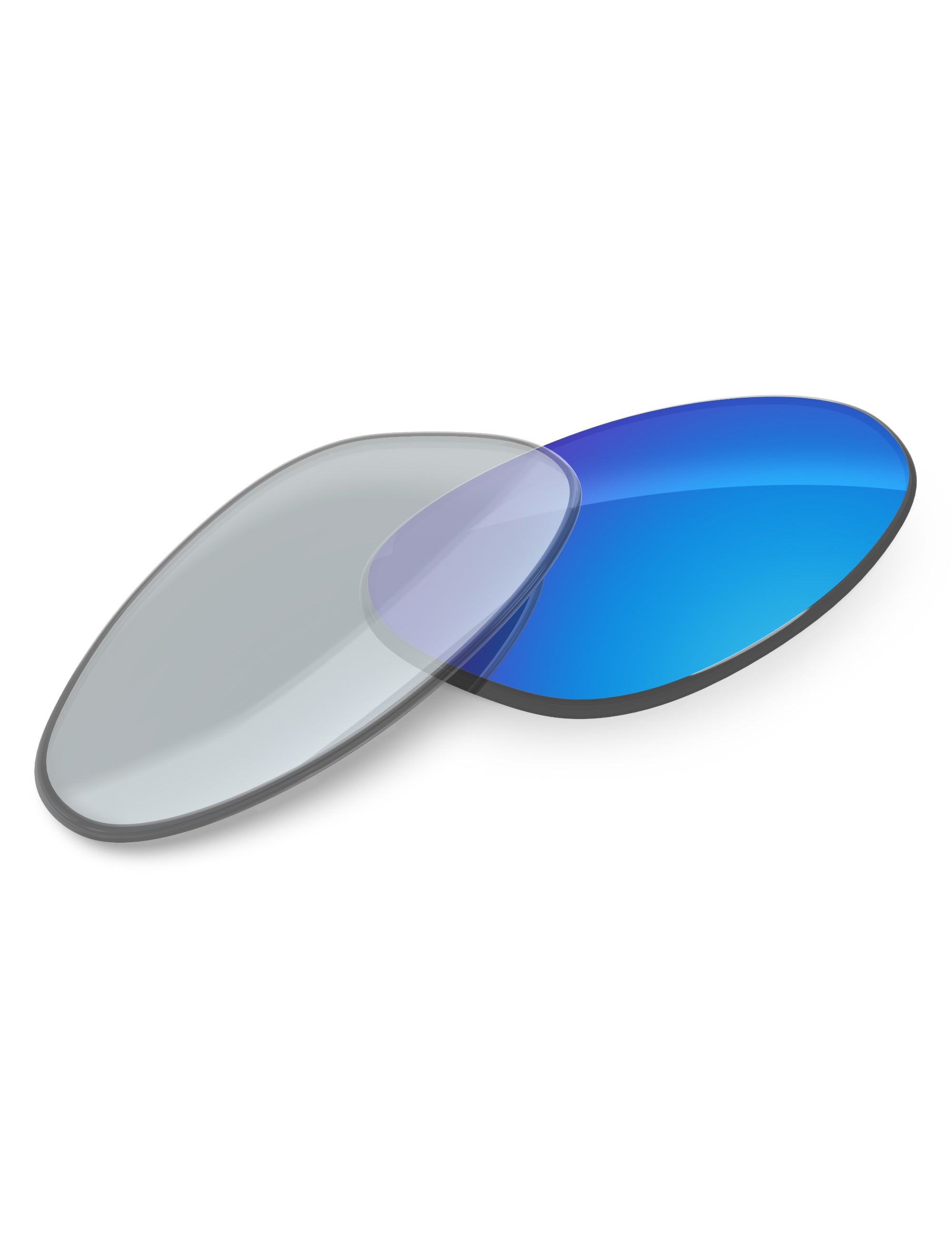 Sky Blue FlashMirror™ Photochromic-Non-Polarized