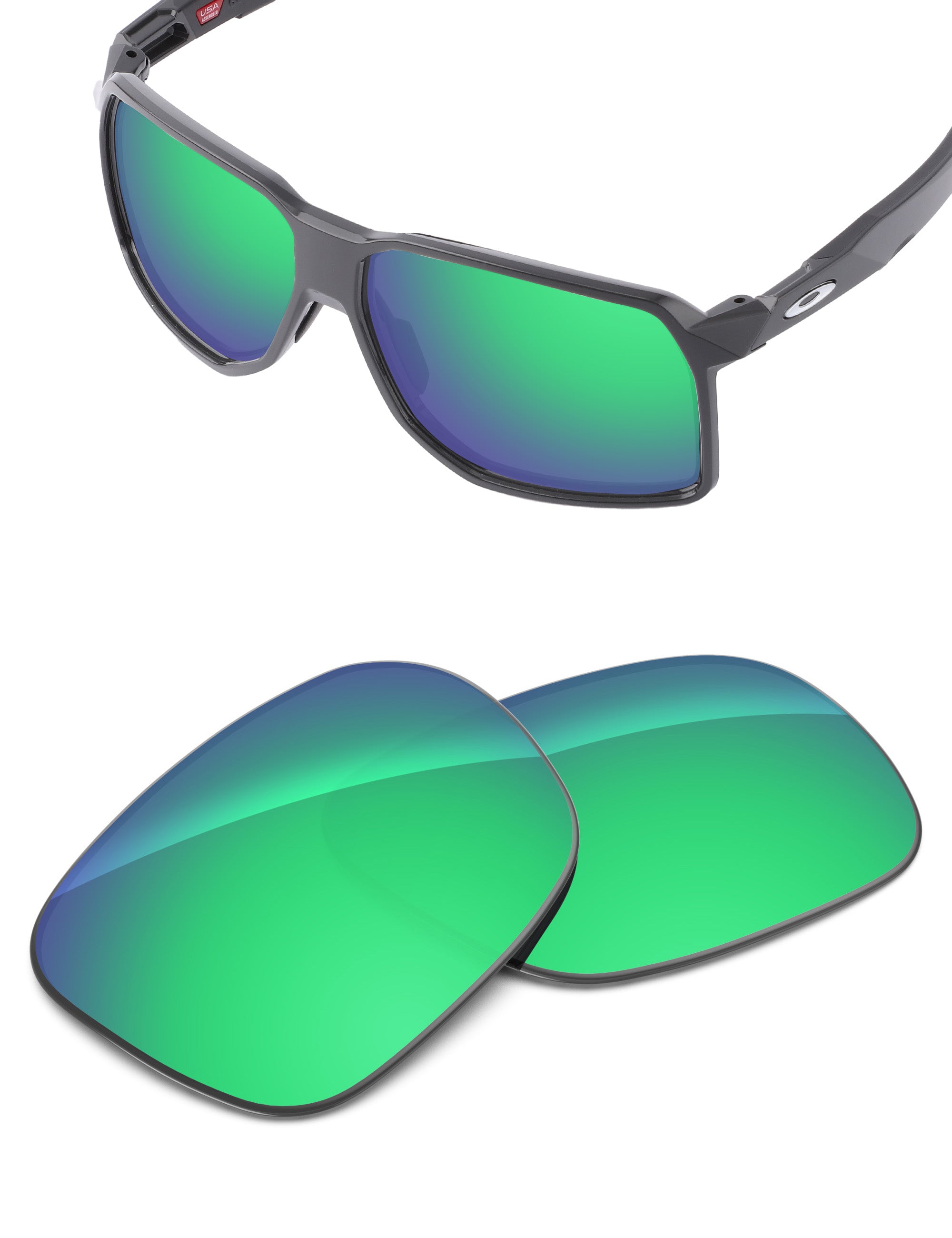Emerald Green FlashMirror™-Non-Polarized