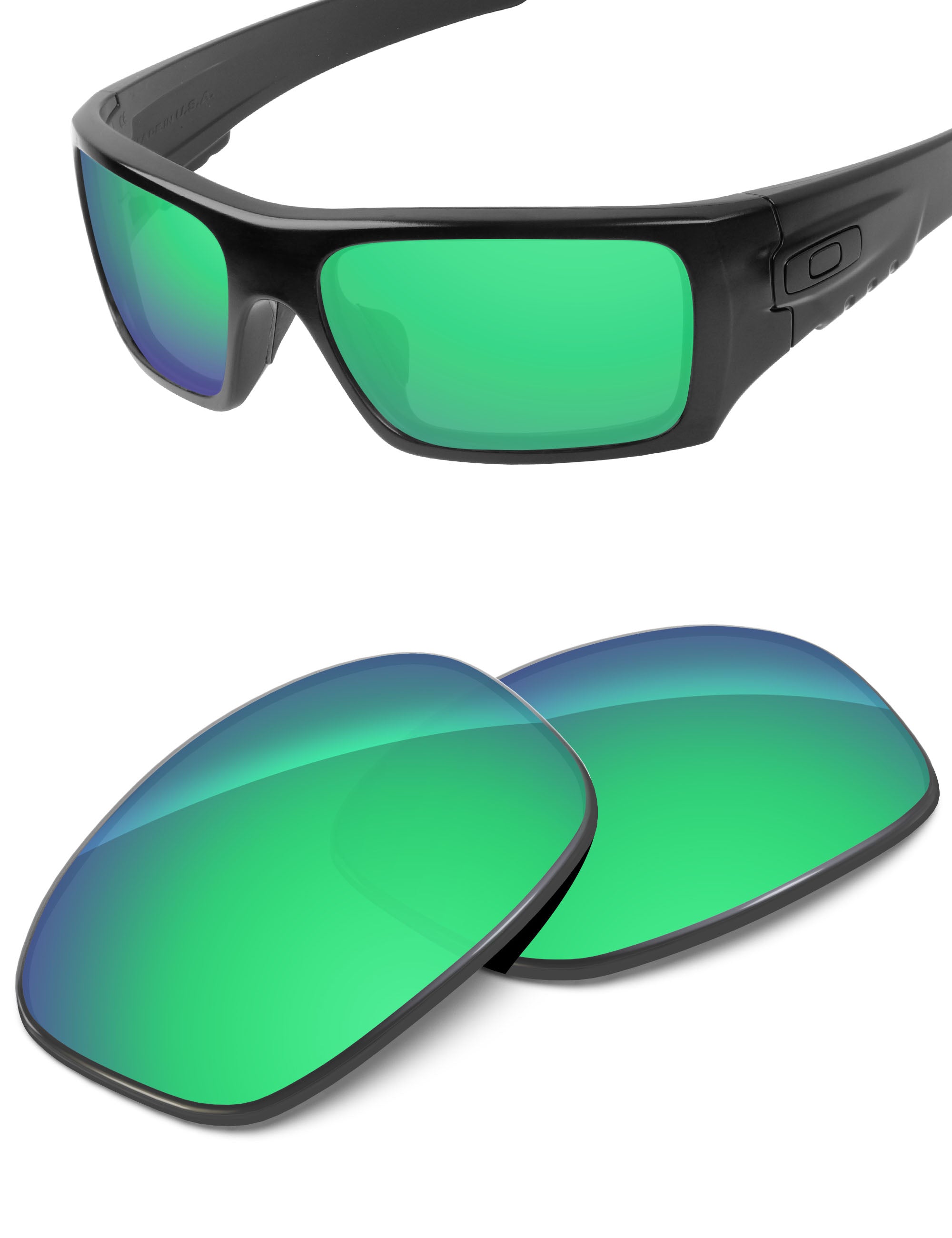 Emerald Green FlashMirror™-Non-Polarized