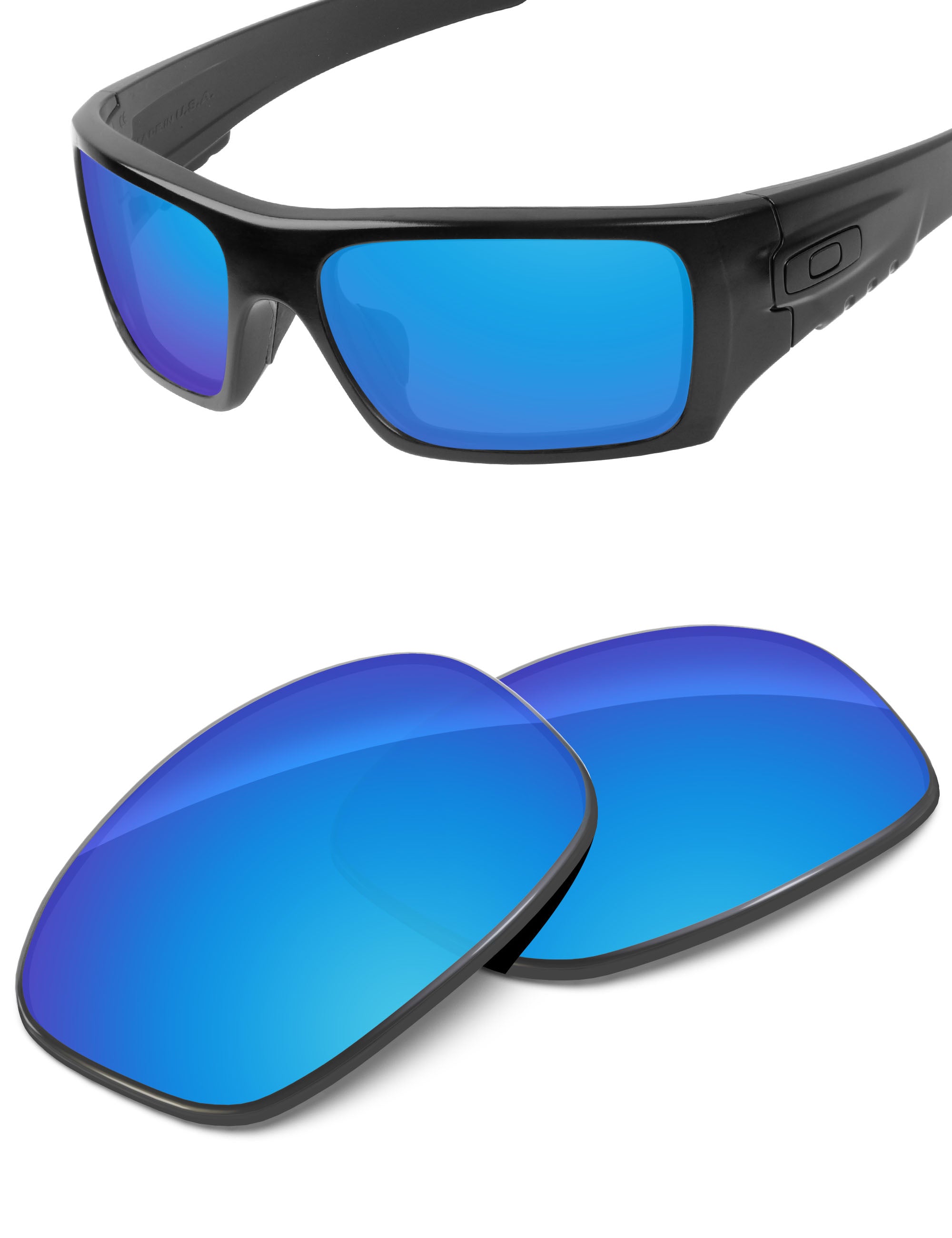Sky Blue FlashMirror™-Non-Polarized