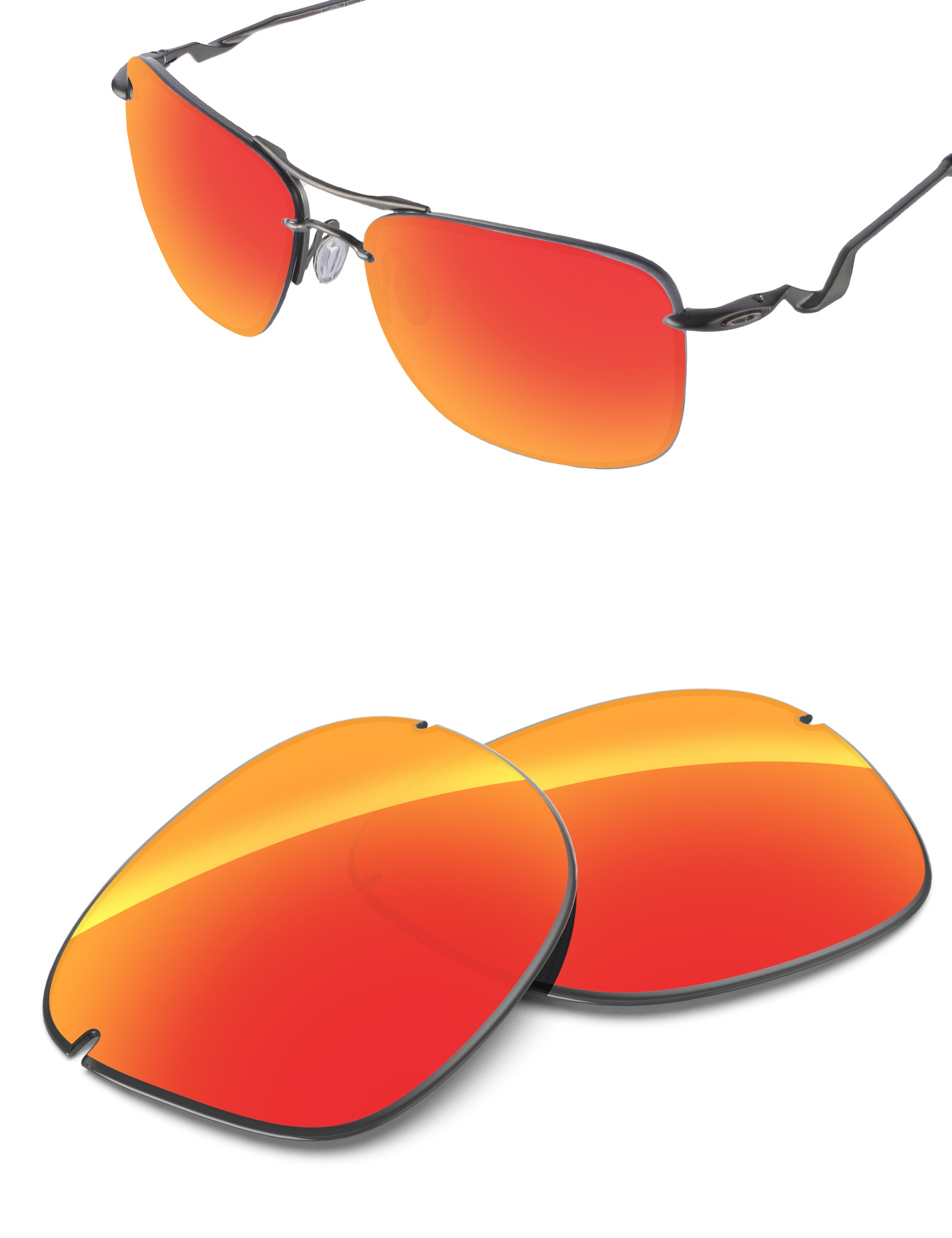 Fire Red FlashMirror™-Non-Polarized