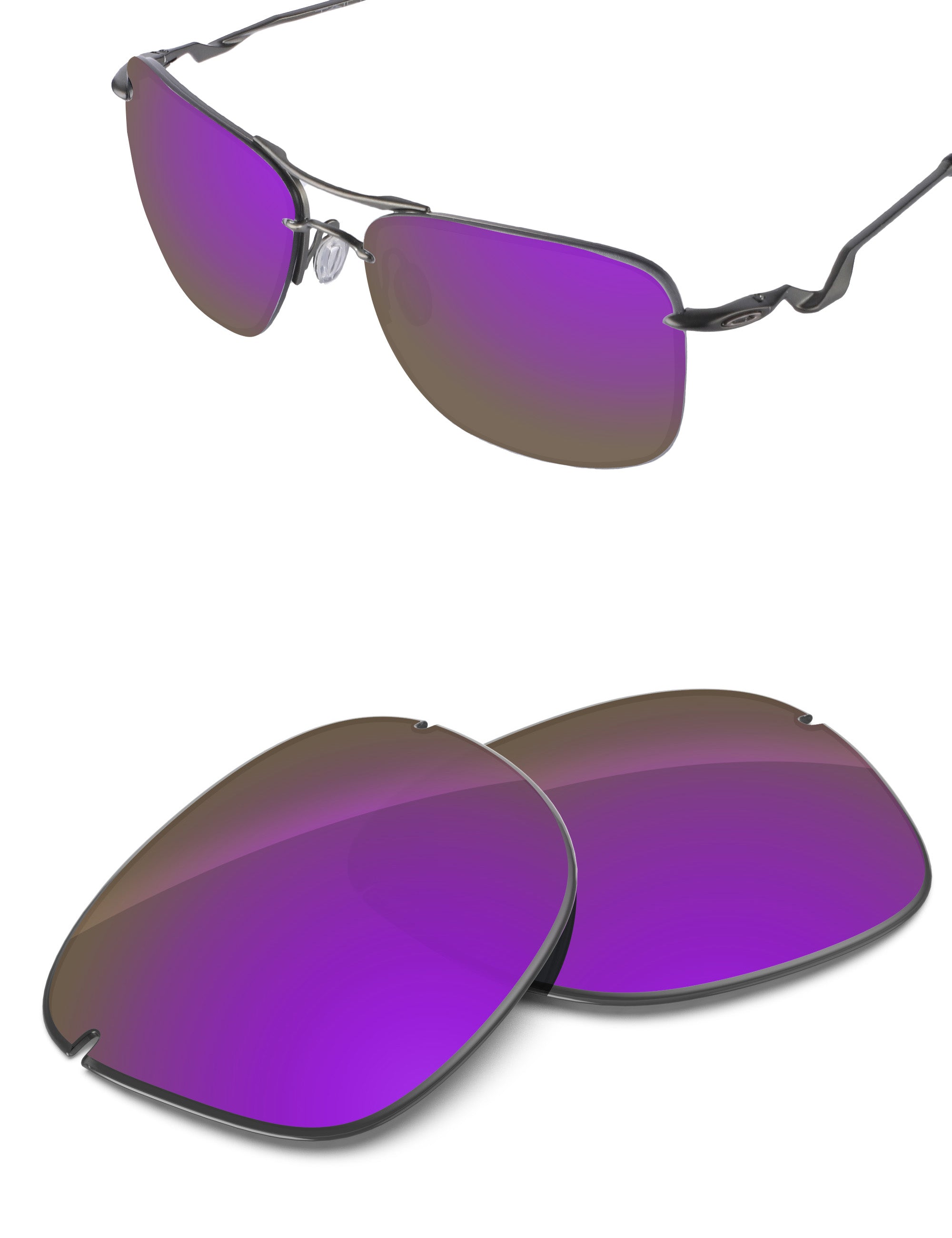 Plum Purple FlashMirror™-Non-Polarized