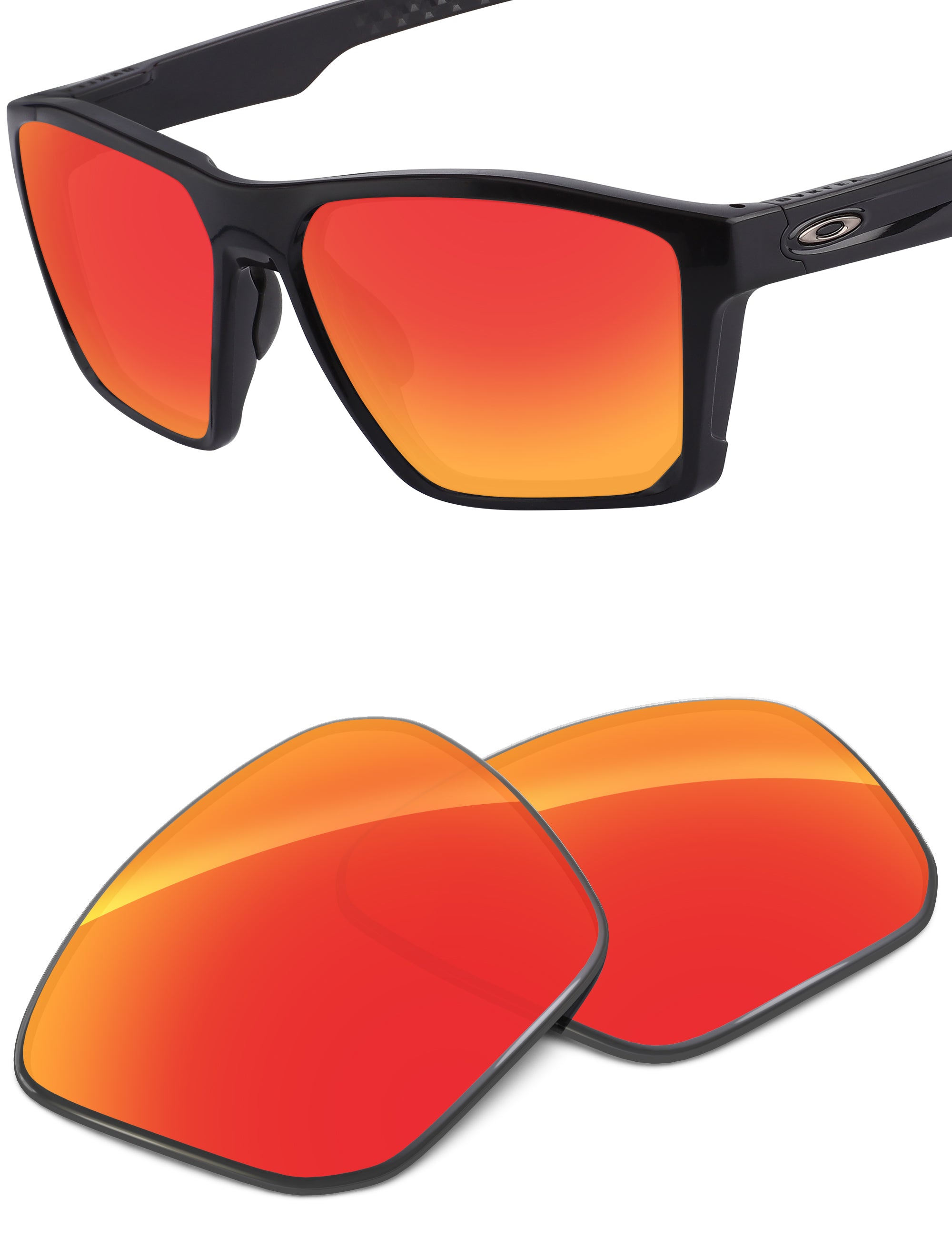 Fire Red FlashMirror™-Non-Polarized