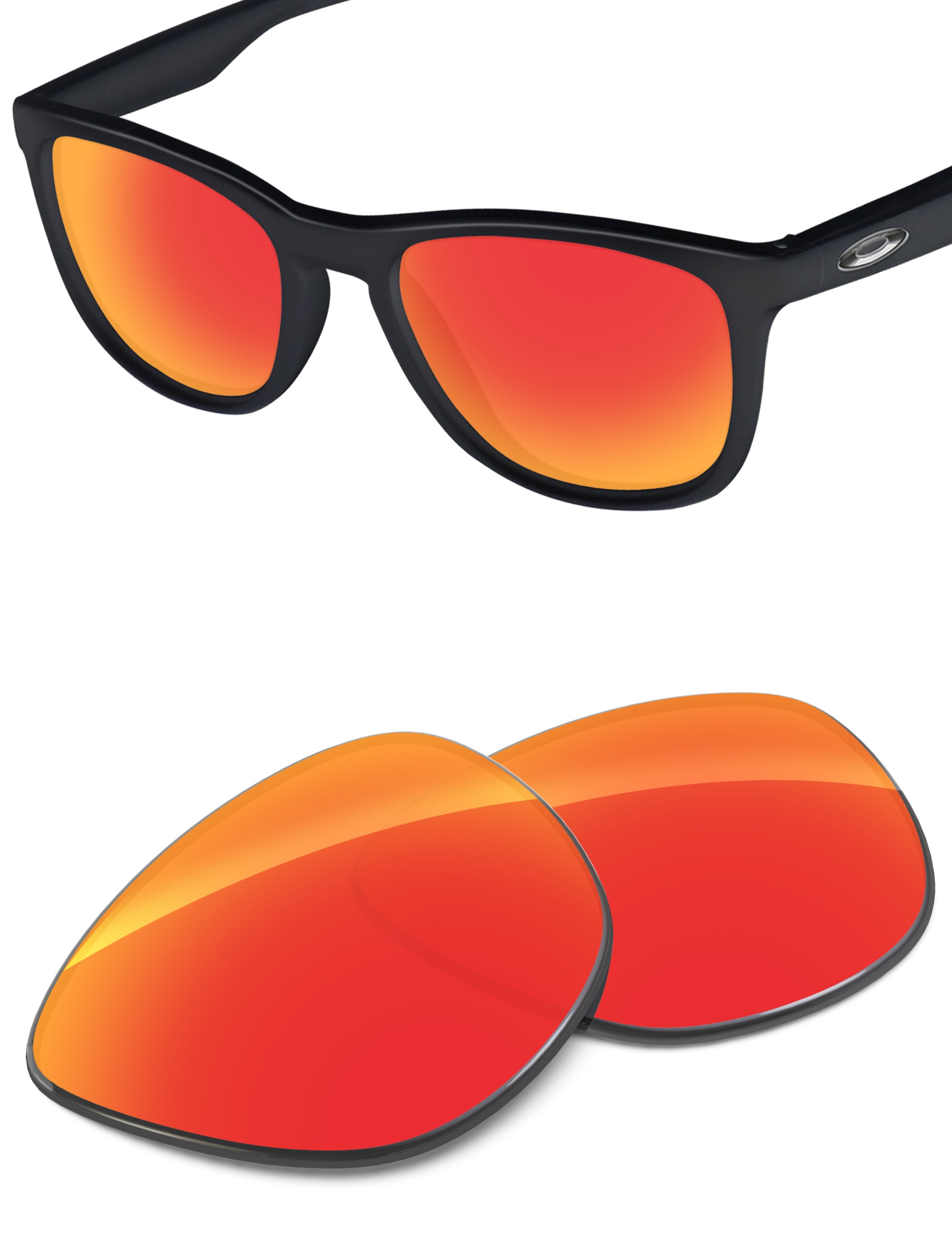 Fire Red FlashMirror™-Non-Polarized