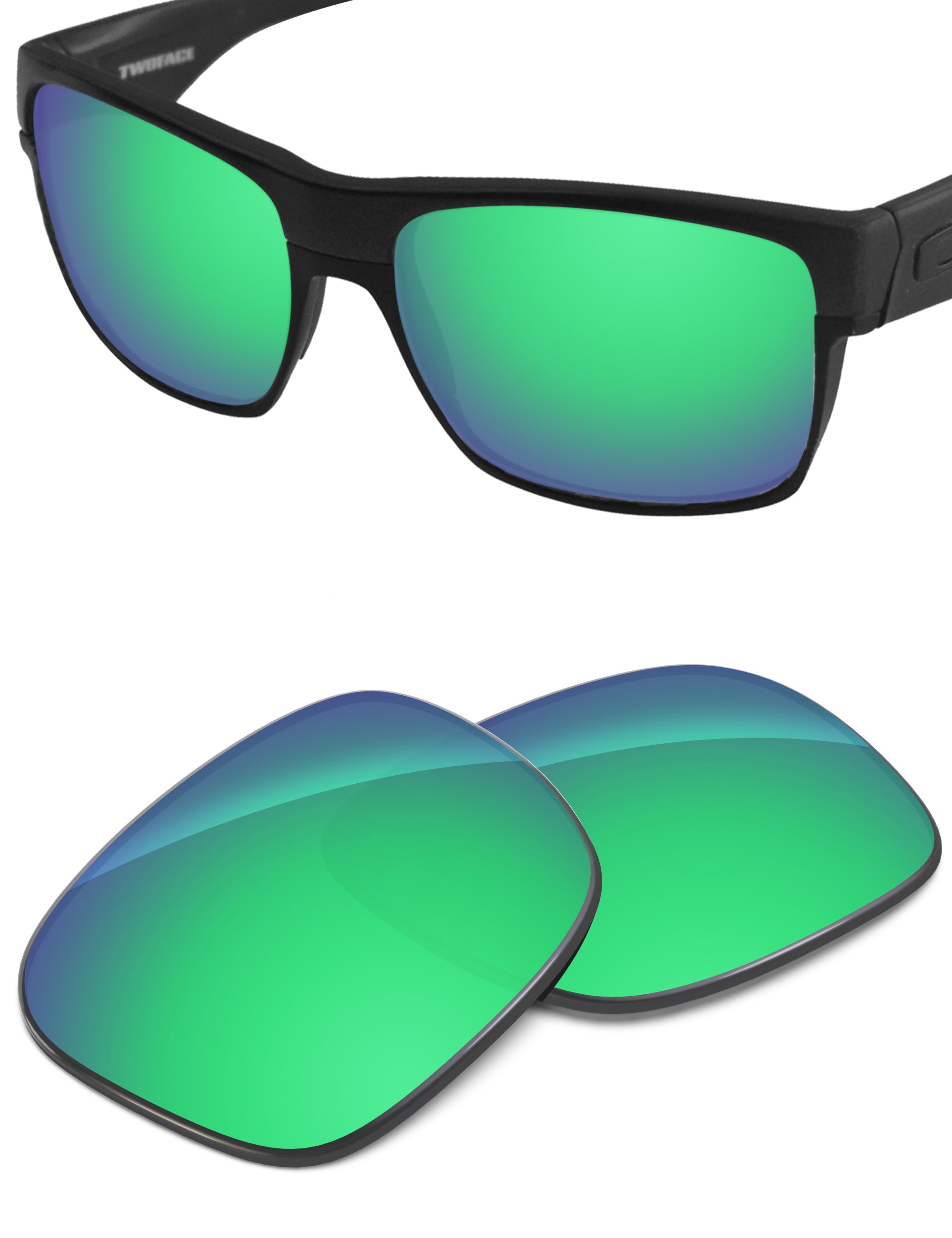 Emerald Green FlashMirror™-Non-Polarized