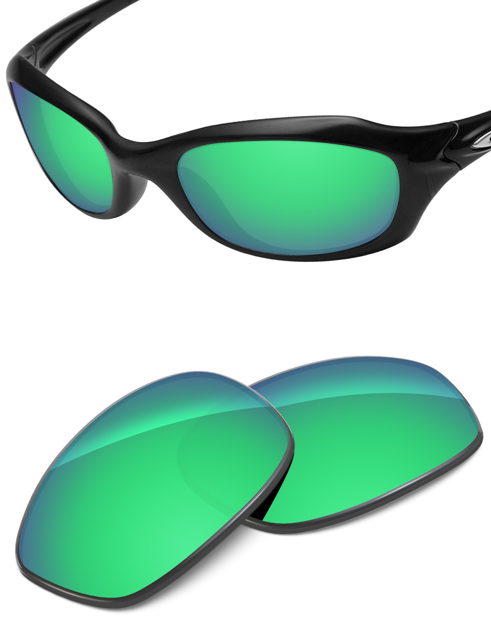 Emerald Green FlashMirror™-Non-Polarized
