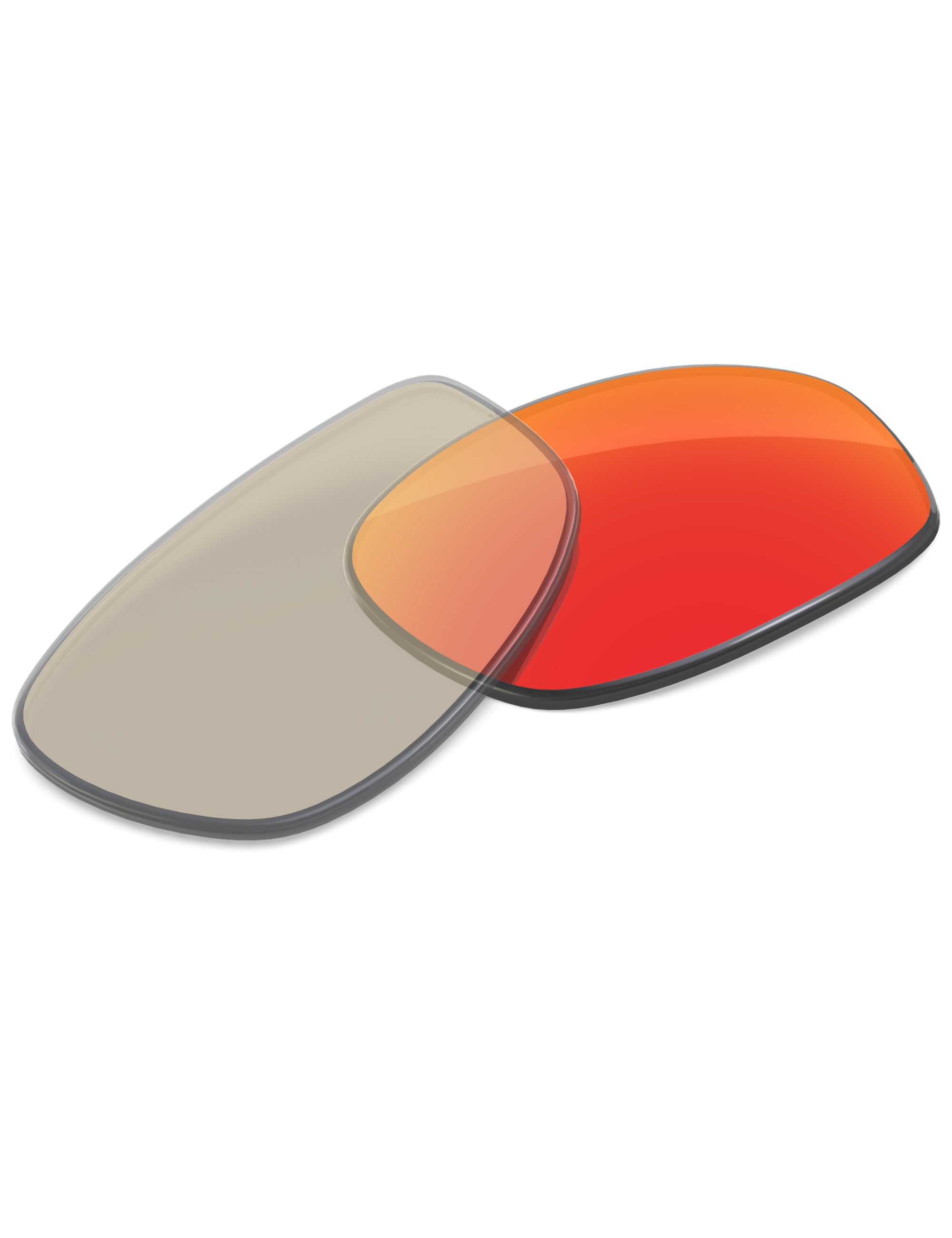 Fire Red FlashMirror™ Photochromic-Non-Polarized