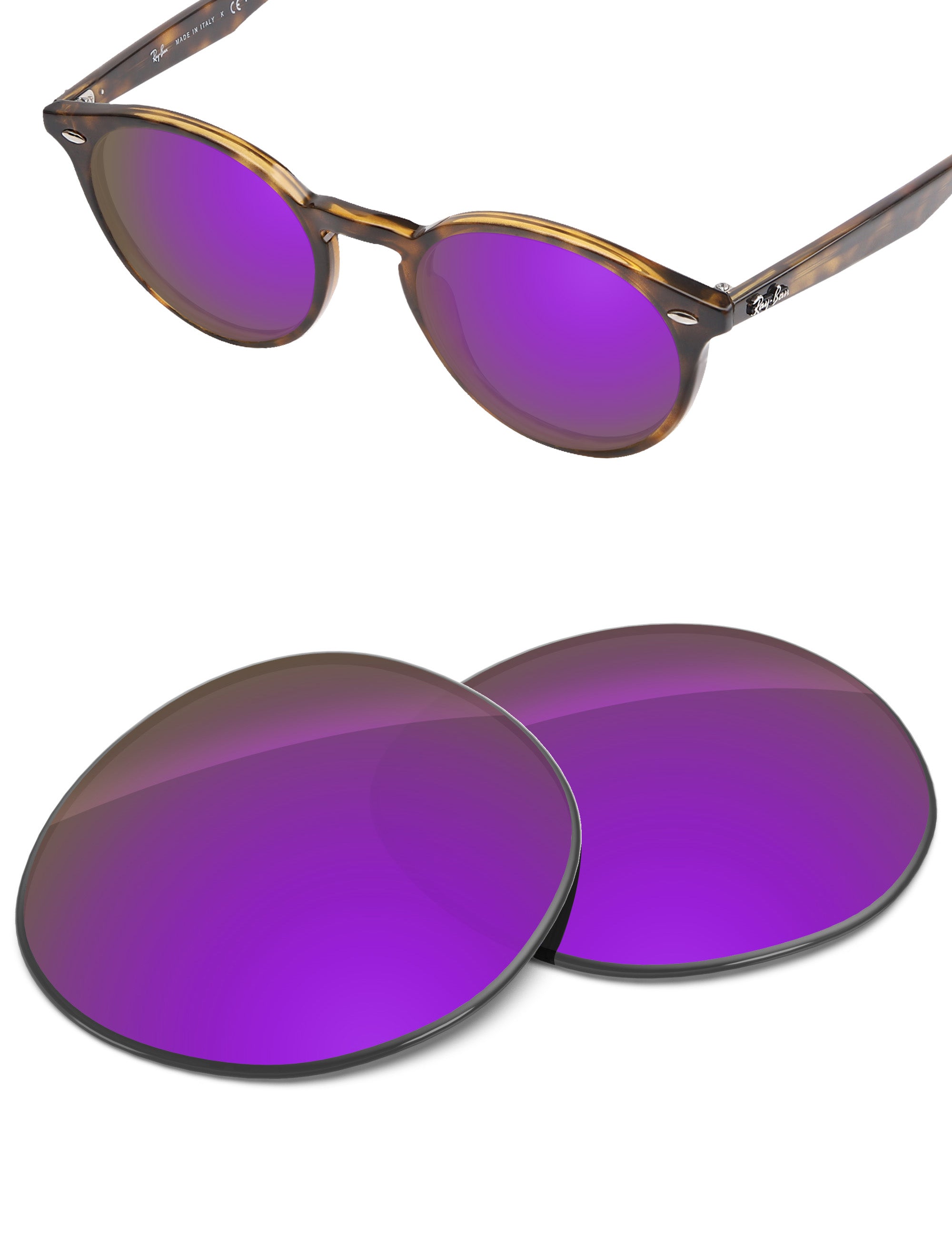 Plum Purple FlashMirror™-Non-Polarized