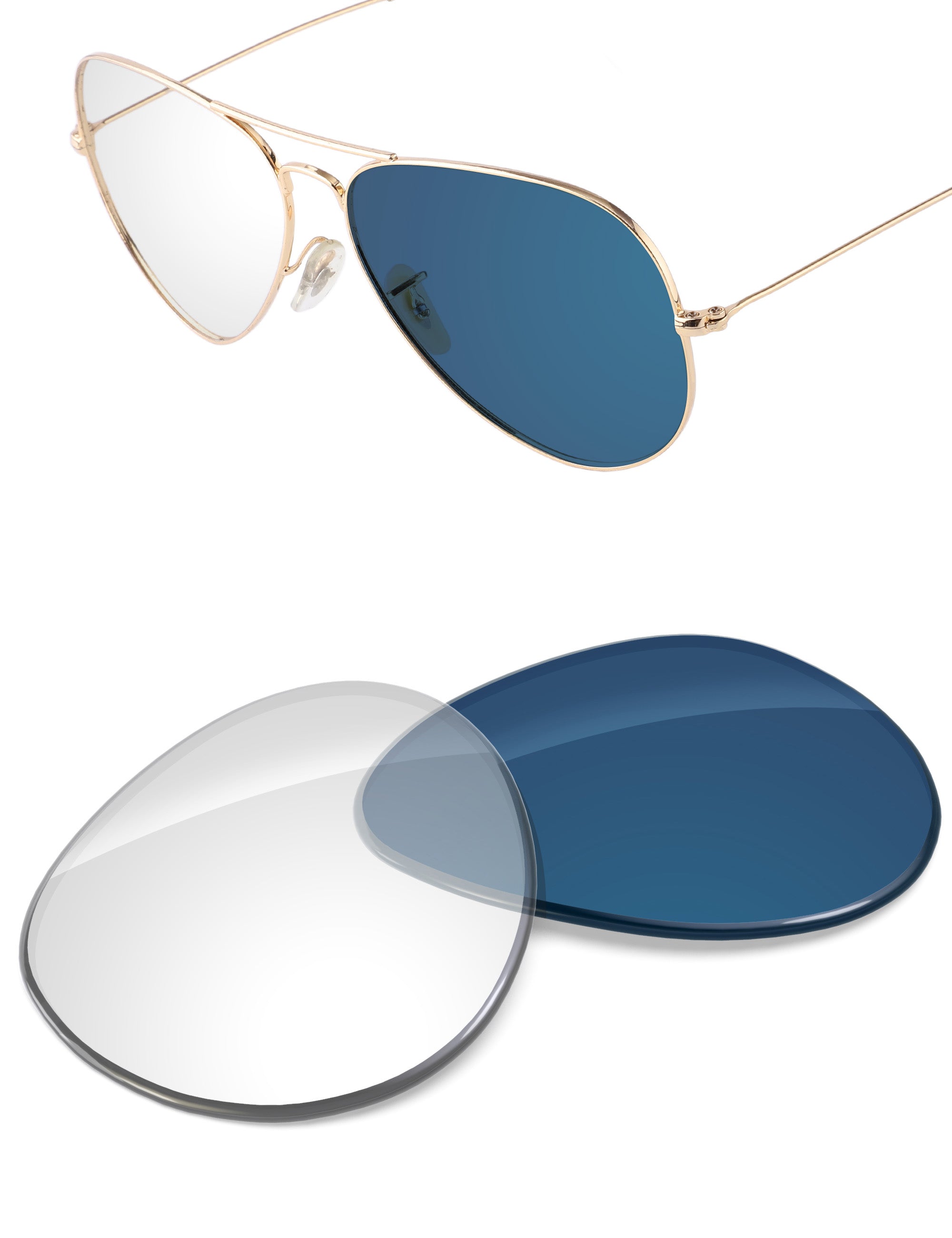 Adapt Blue Photochromic Blue Light Blocking-Non-Polarized