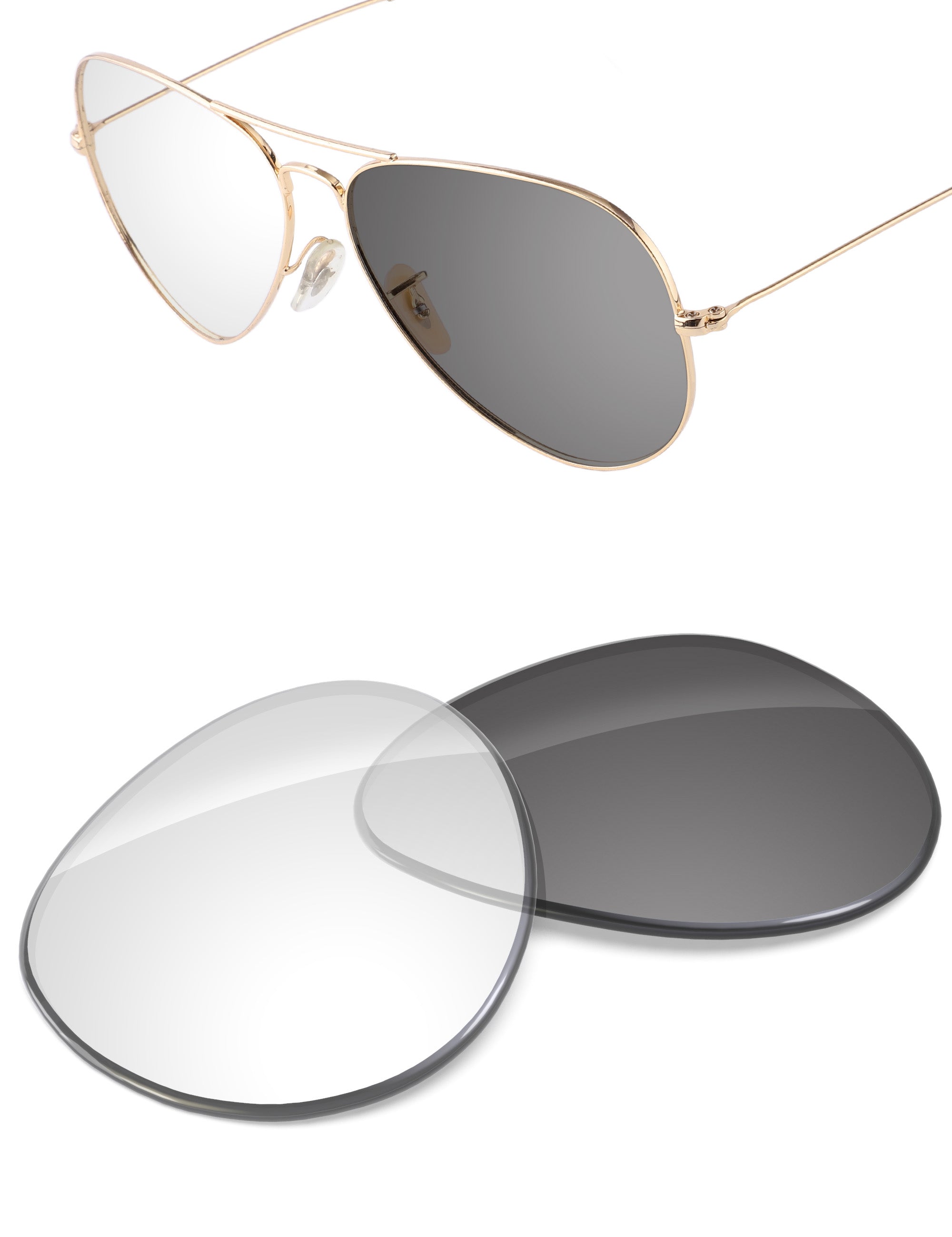 Adapt Gray Photochromic Blue Light Blocking-Non-Polarized
