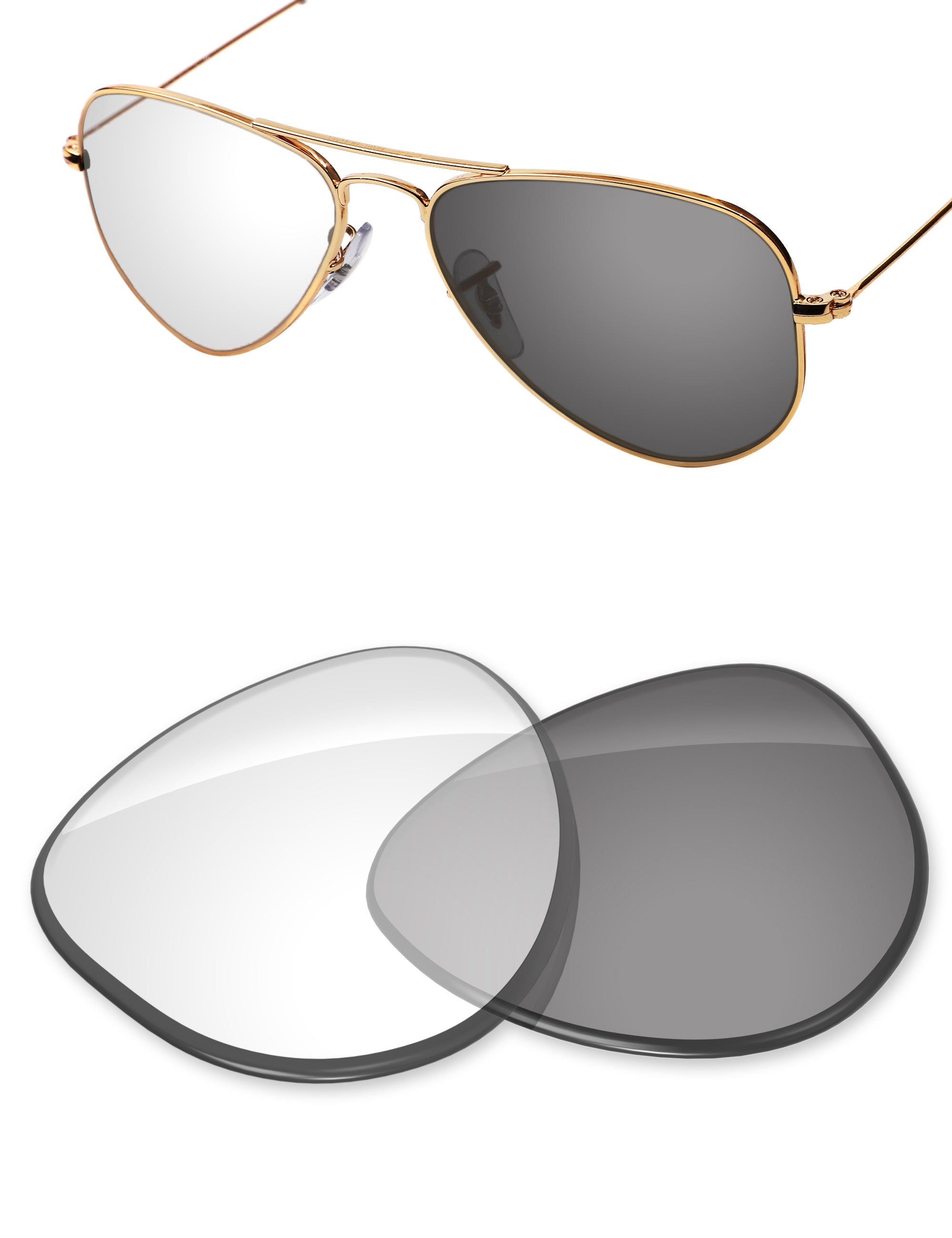 Adapt Gray Photochromic Blue Light Blocking-Non-Polarized