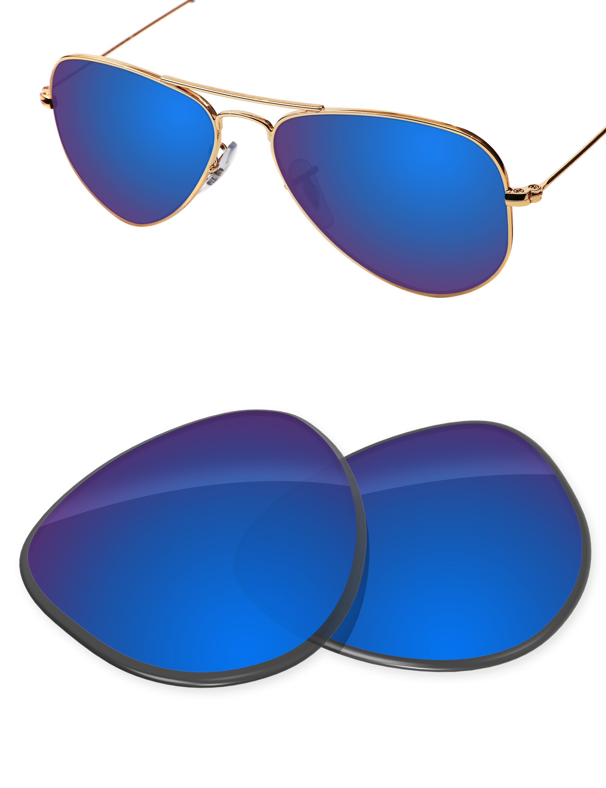 Sapphire Blue FlashMirror™-Non-Polarized