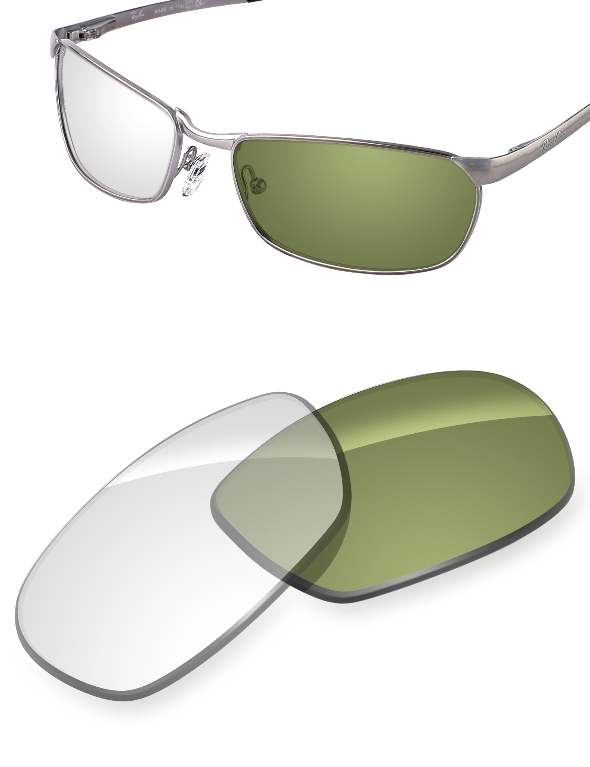 Adapt Green Photochromic Blue Light Blocking-Non-Polarized