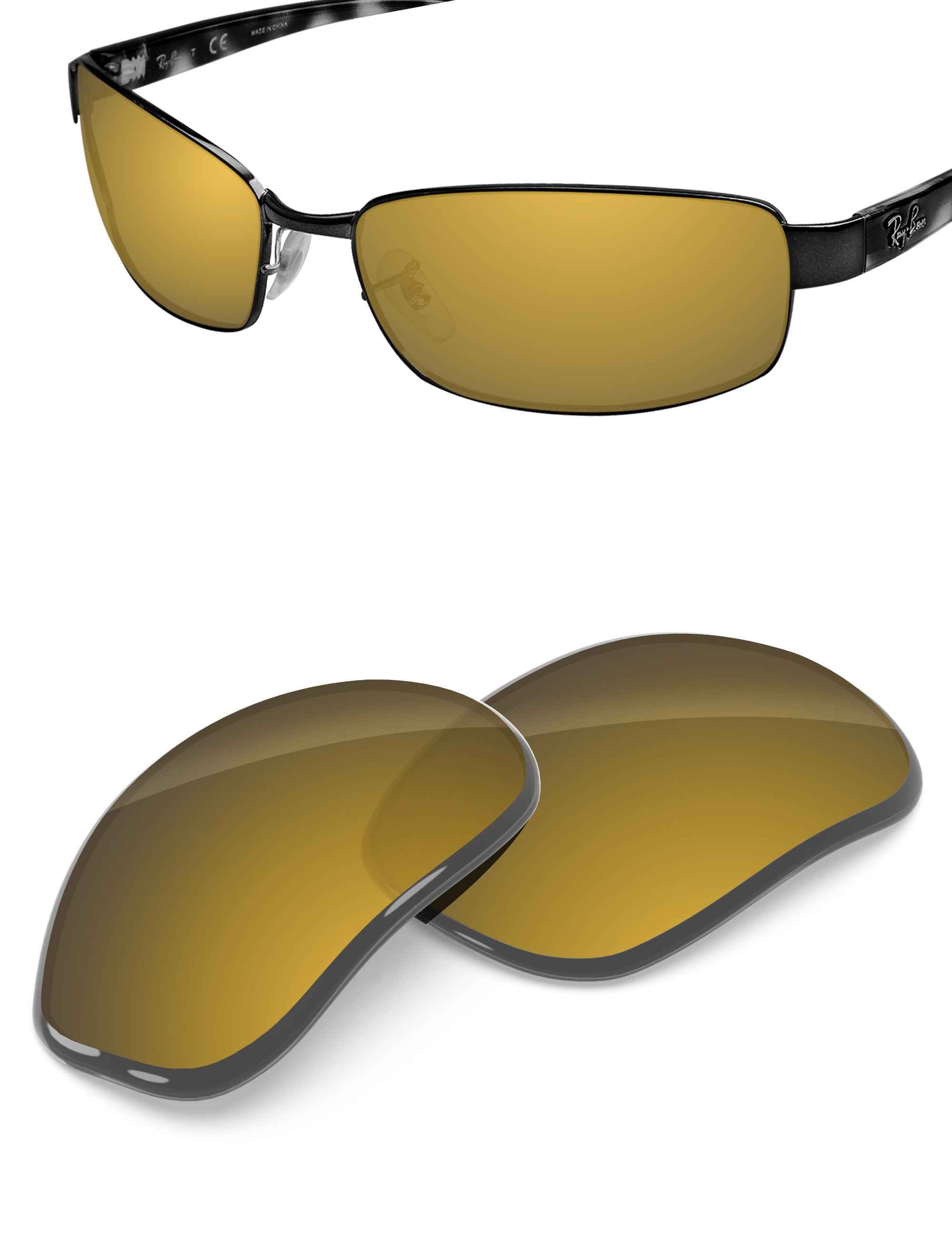Tungsten Gold FlashMirror™-Non-Polarized