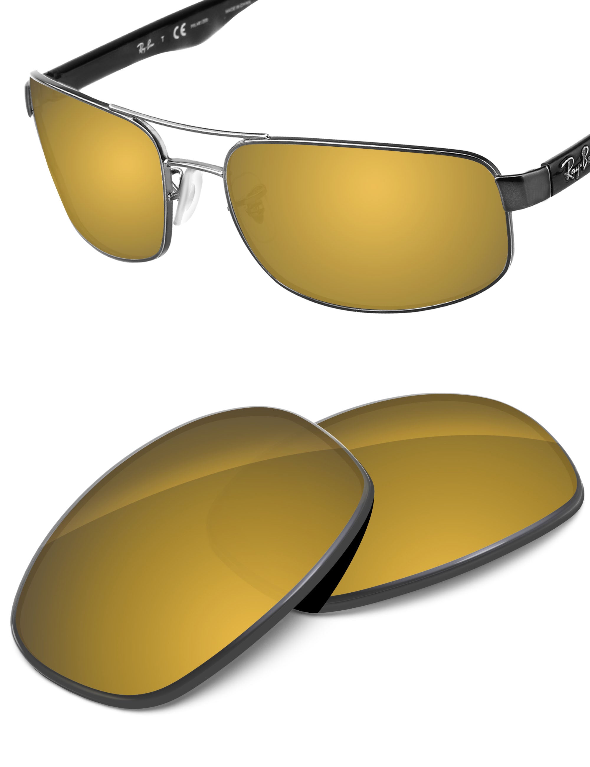 Tungsten Gold FlashMirror™-Non-Polarized