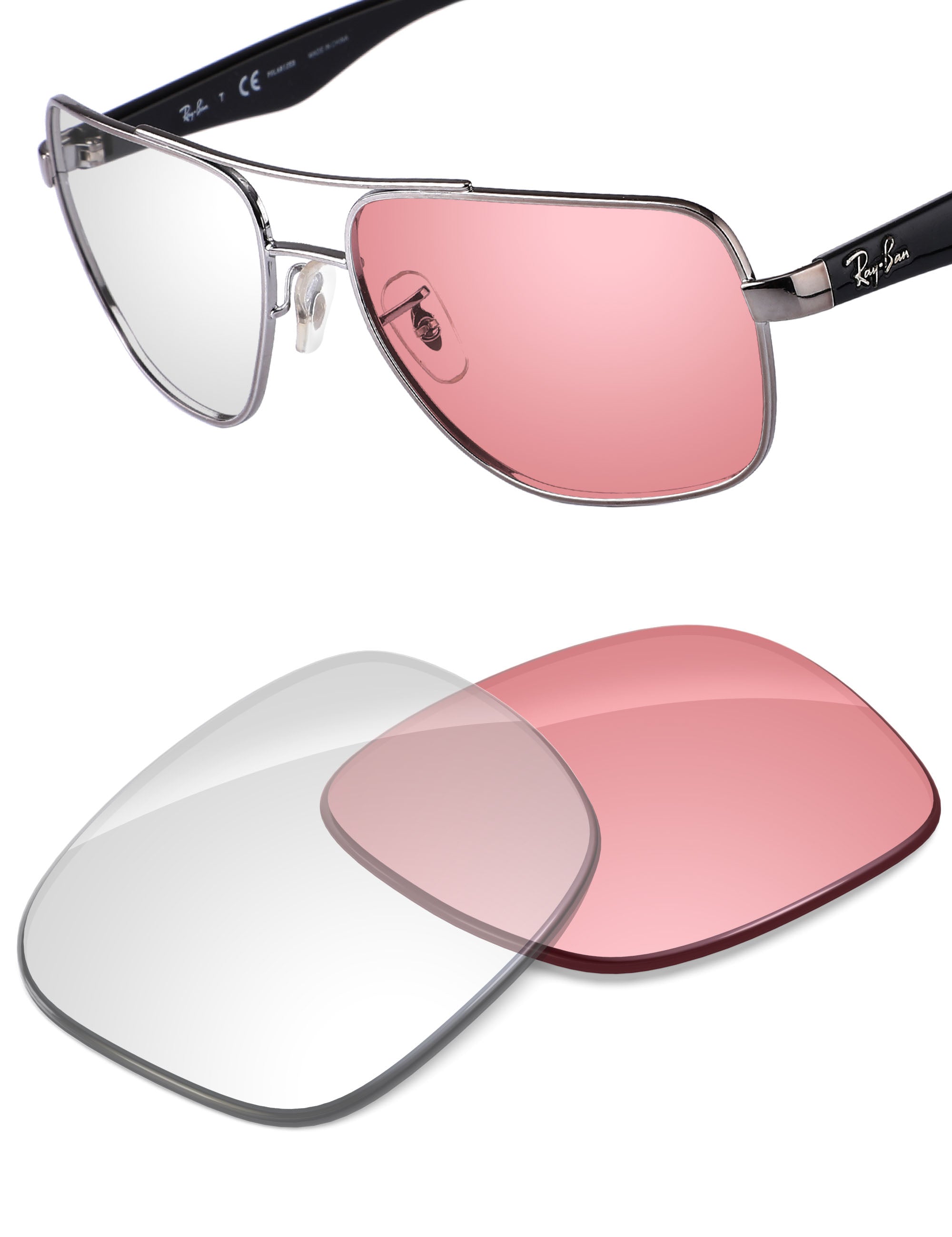 Adapt Pink Photochromic Blue Light Blocking-Non-Polarized