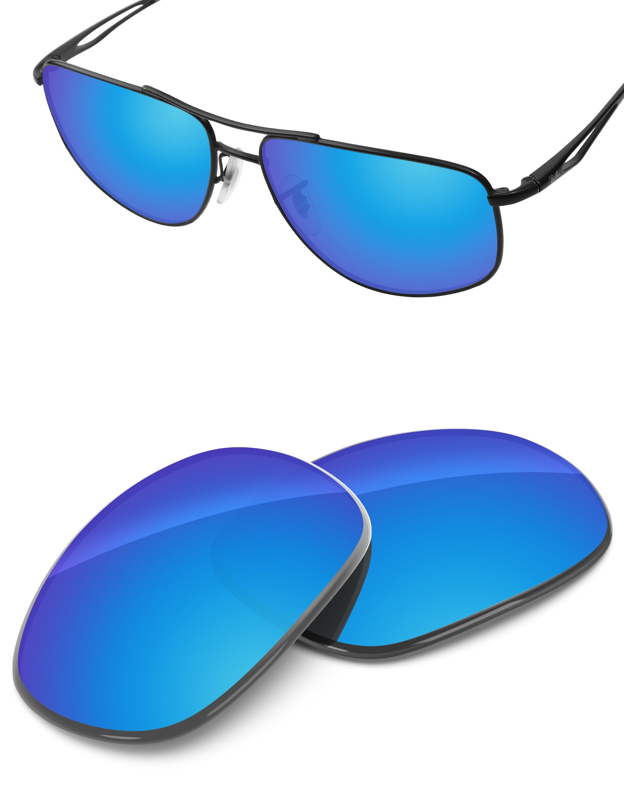 Sky Blue FlashMirror™-Non-Polarized