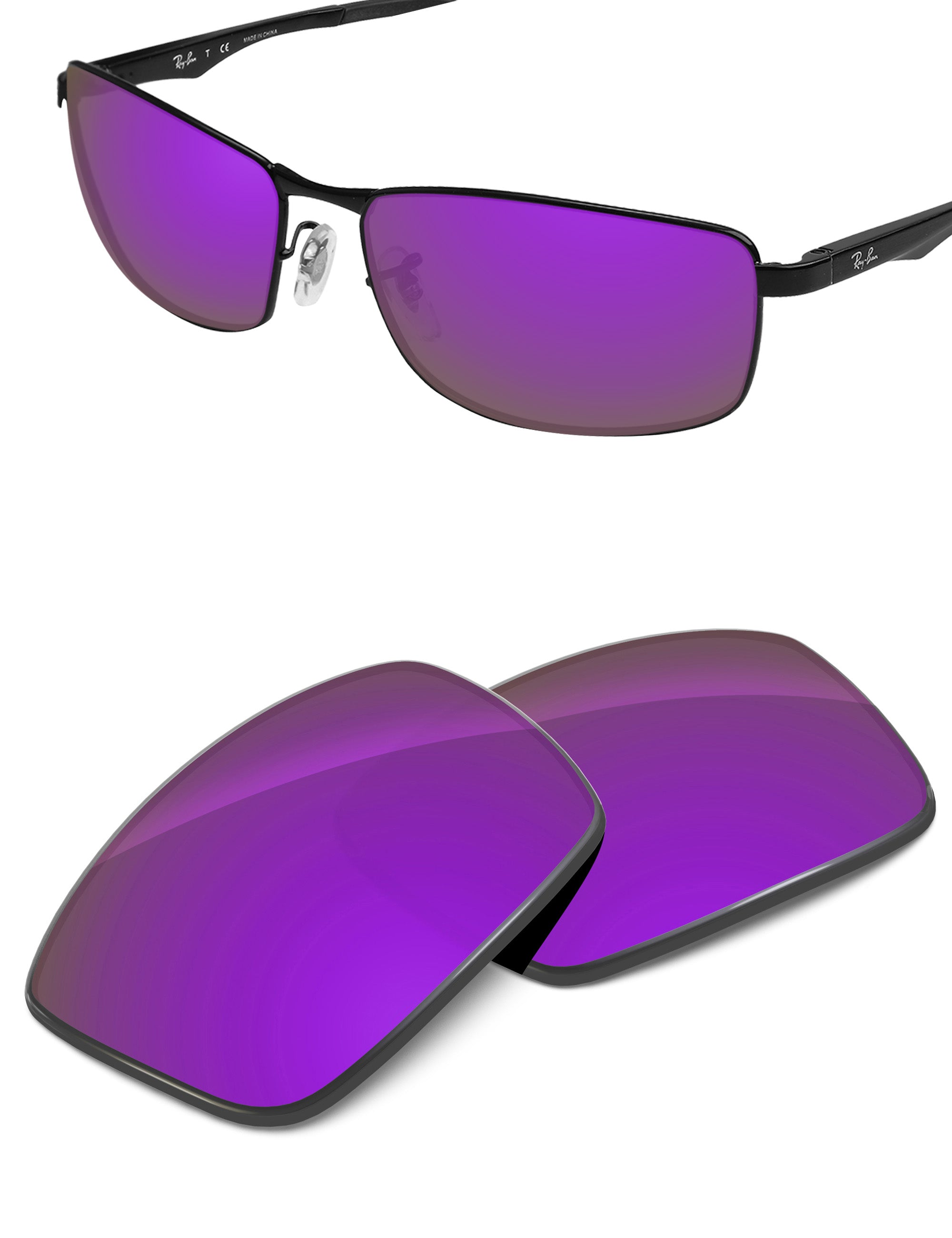 Plum Purple FlashMirror™-Non-Polarized