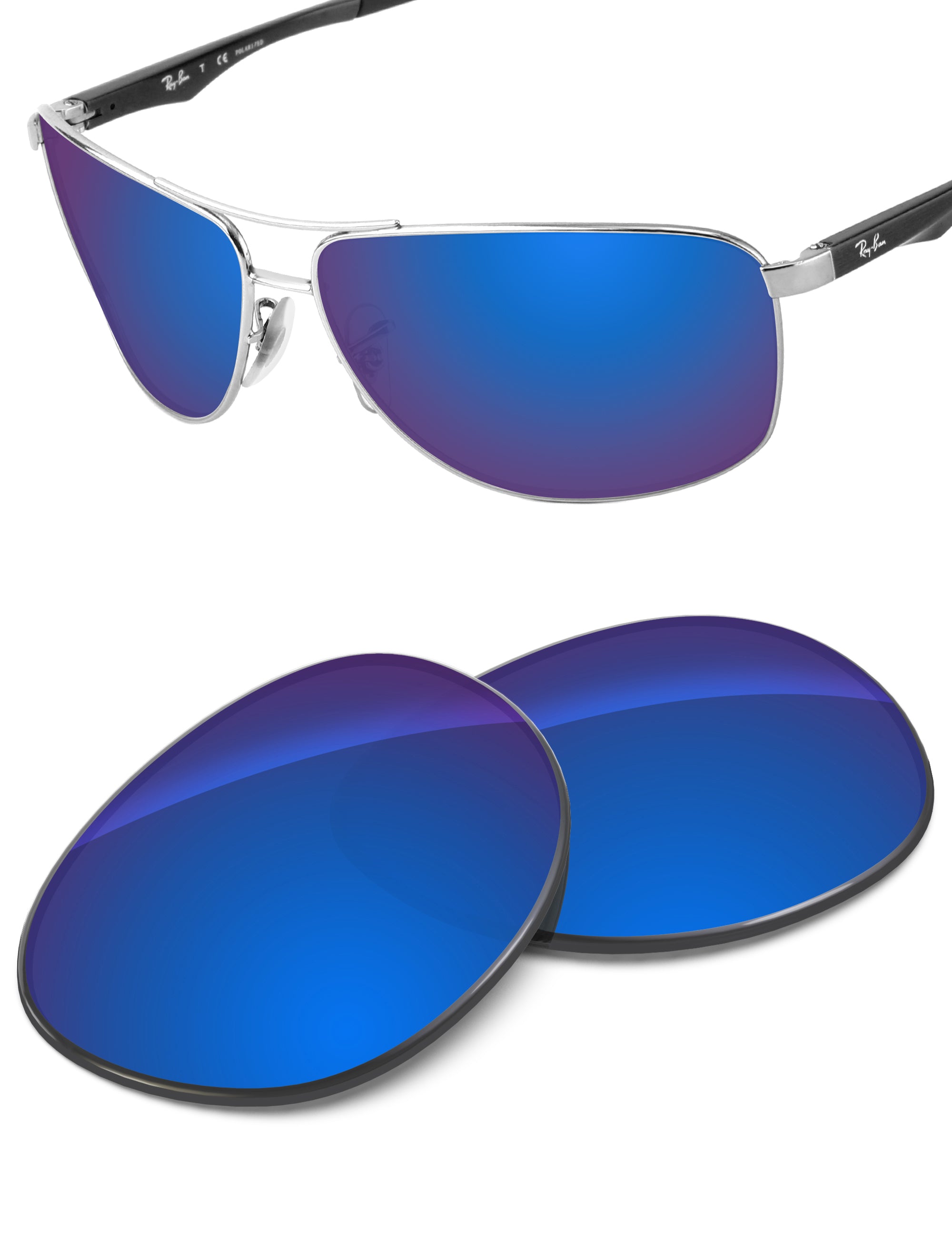 Sapphire Blue FlashMirror™-Non-Polarized