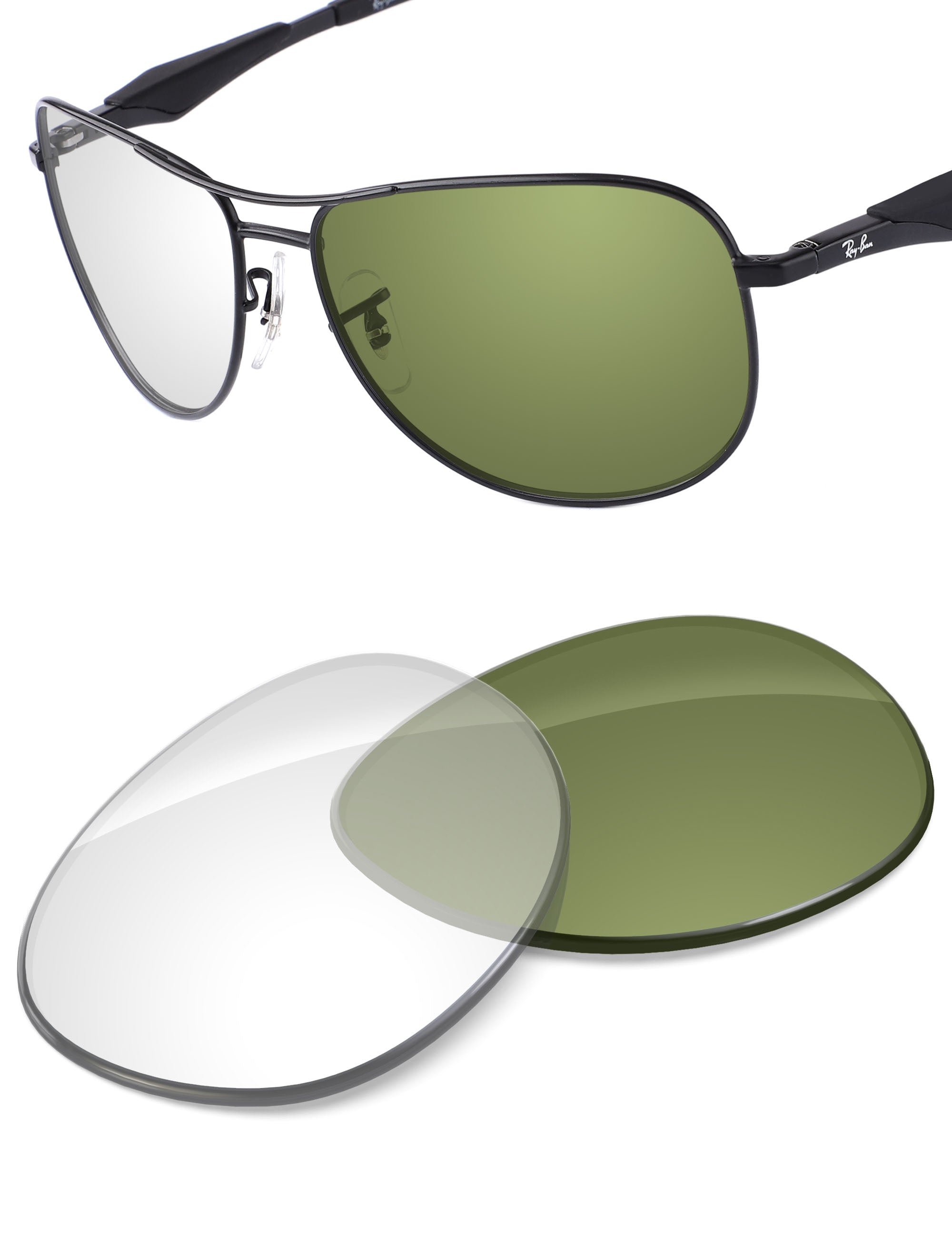 Adapt Green Photochromic Blue Light Blocking-Non-Polarized
