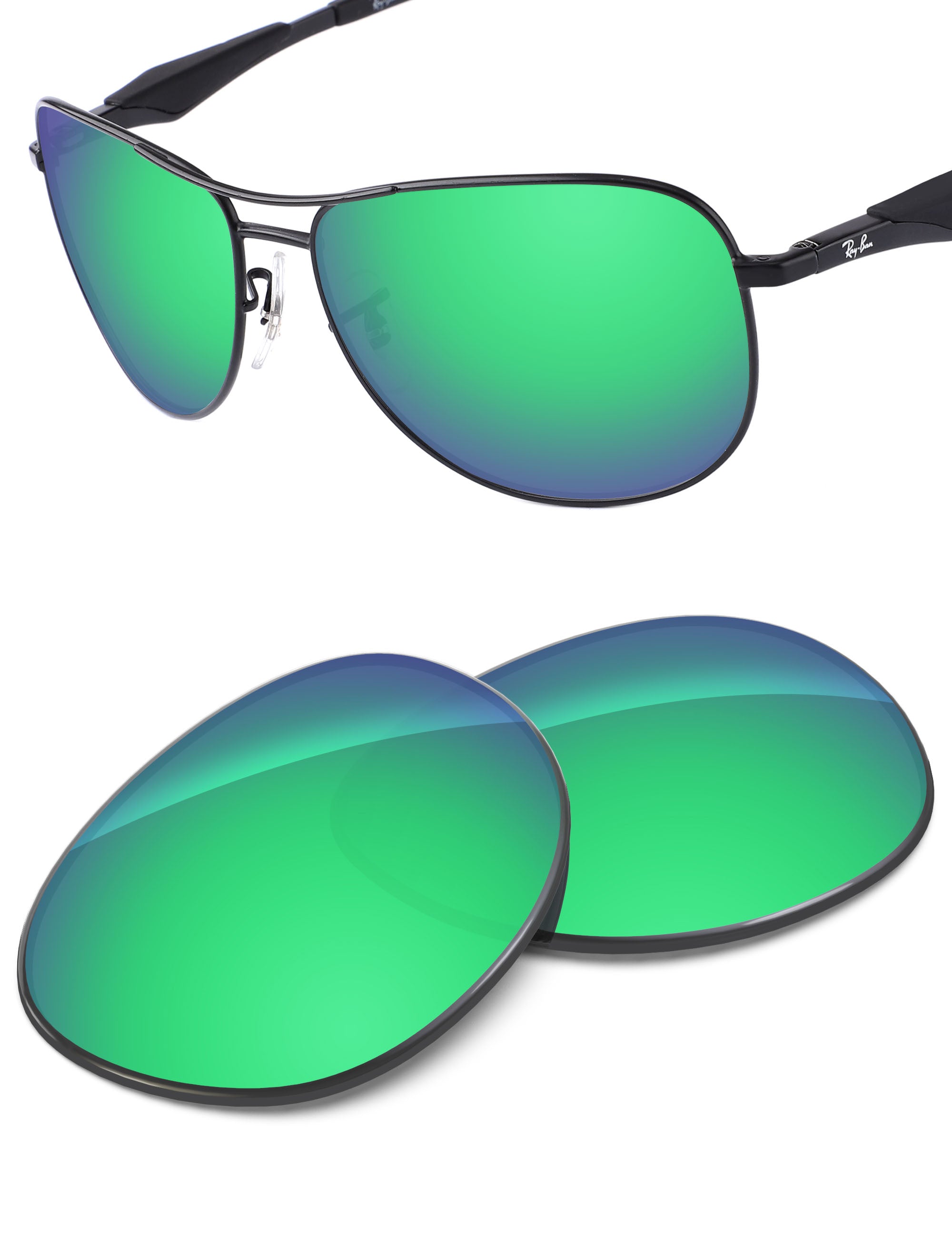 Emerald Green FlashMirror™-Non-Polarized