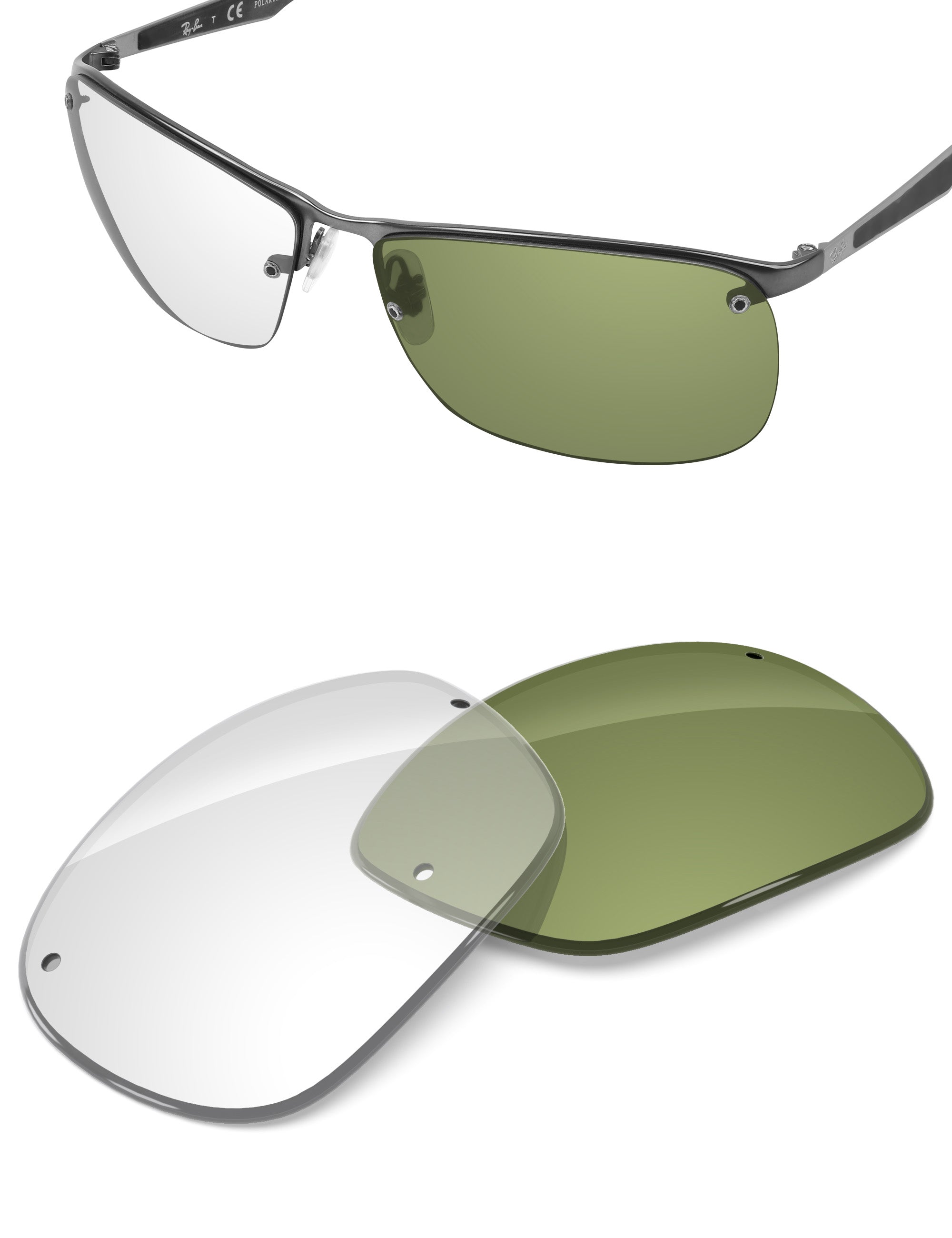 Adapt Green Photochromic Blue Light Blocking-Non-Polarized
