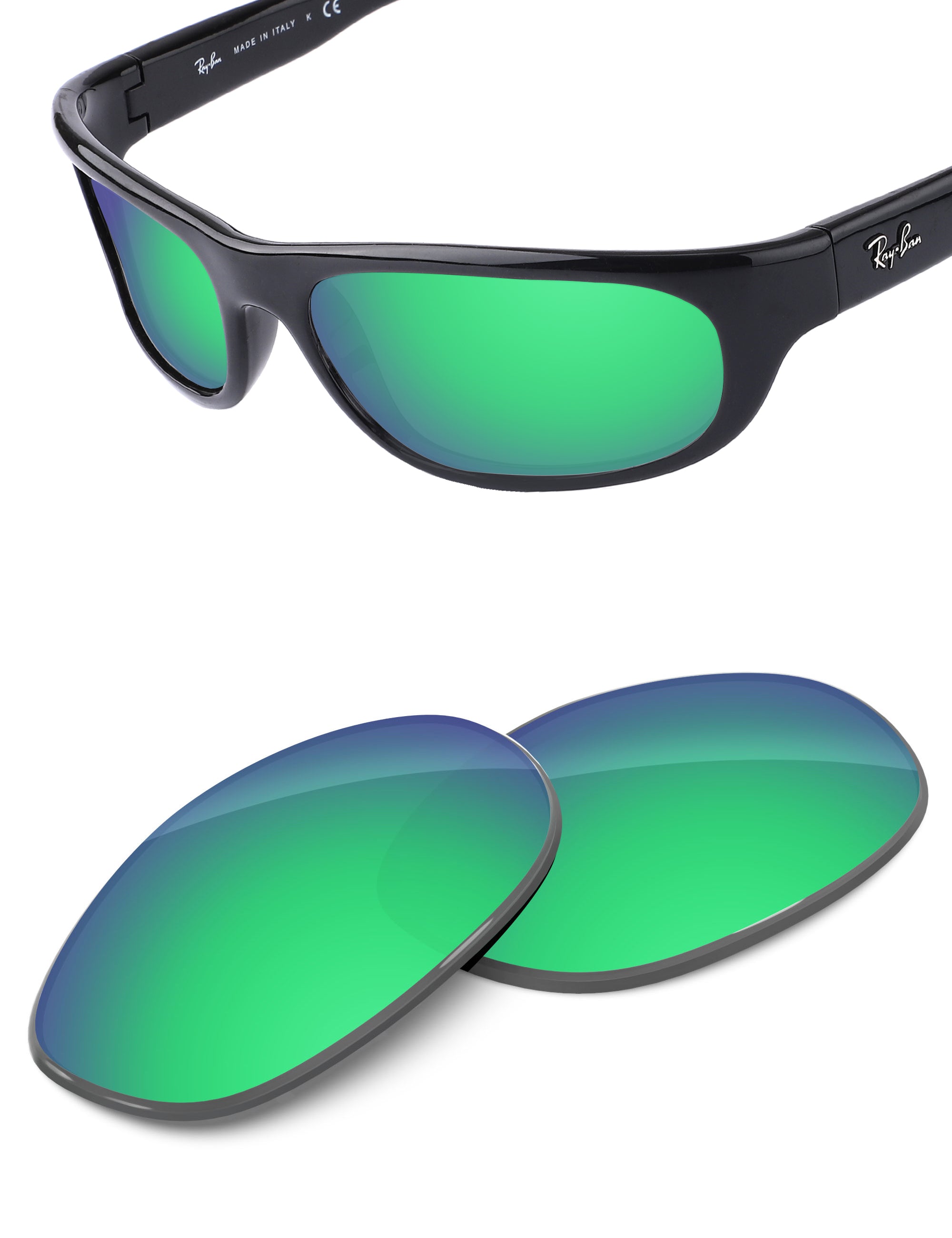 Emerald Green FlashMirror™-Non-Polarized