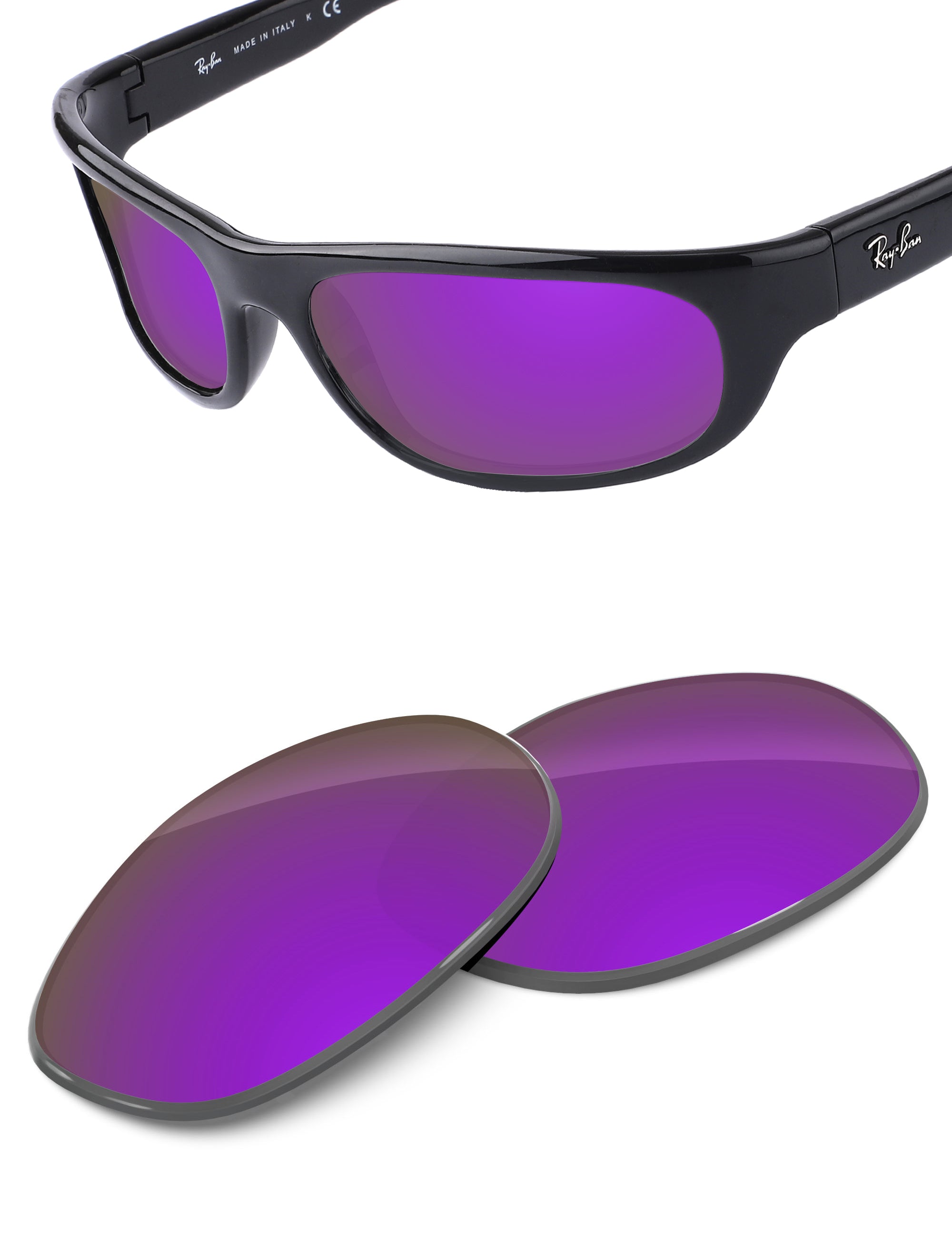 Plum Purple FlashMirror™-Non-Polarized