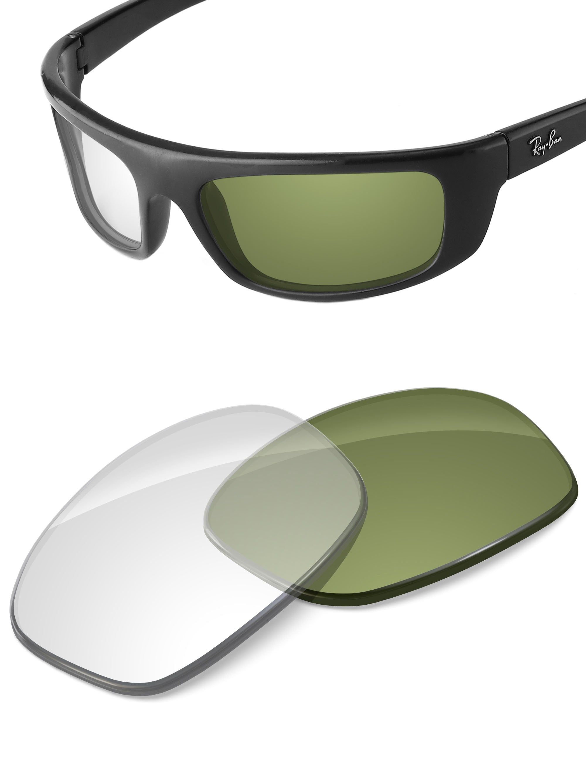 Adapt Green Photochromic Blue Light Blocking-Non-Polarized