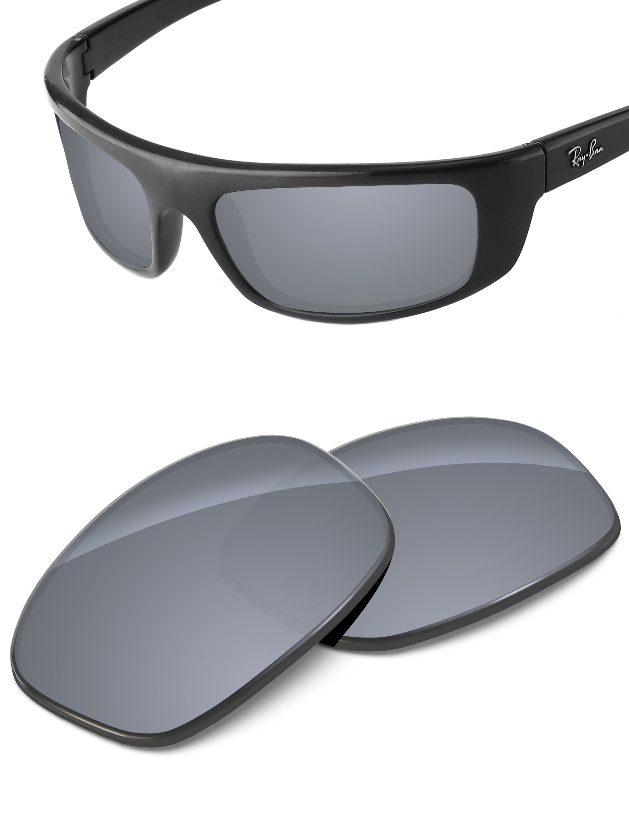 Silver Metallic FlashMirror™-Non-Polarized