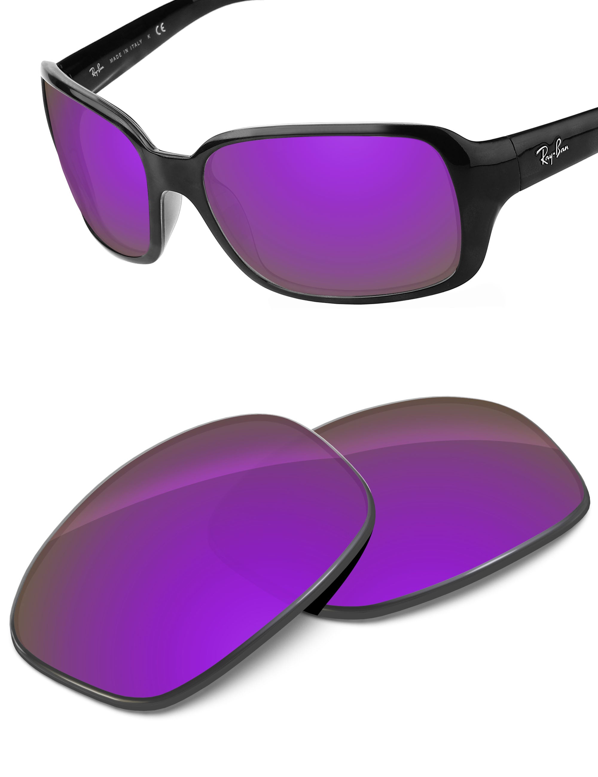 Plum Purple FlashMirror™-Non-Polarized