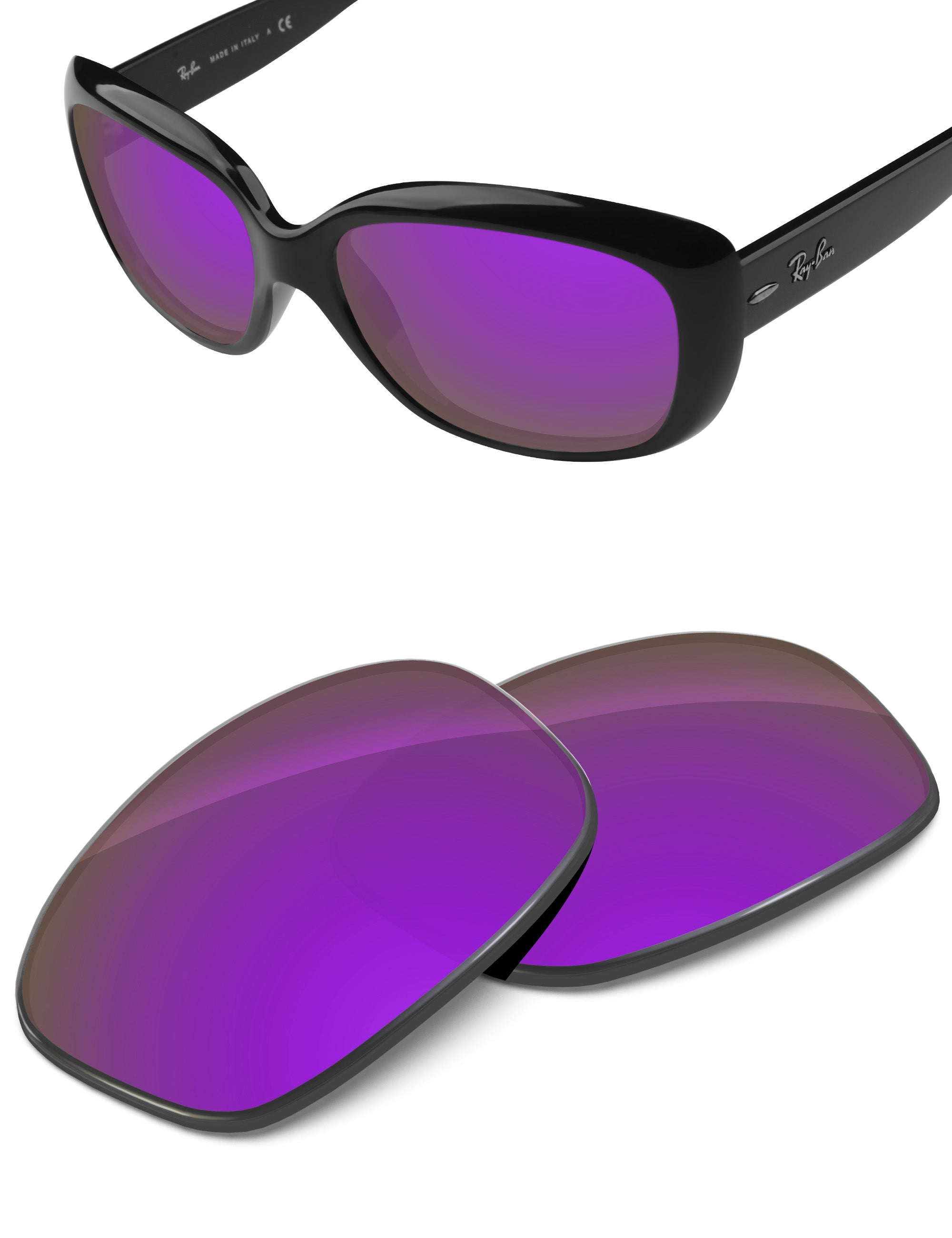 Plum Purple FlashMirror™-Non-Polarized