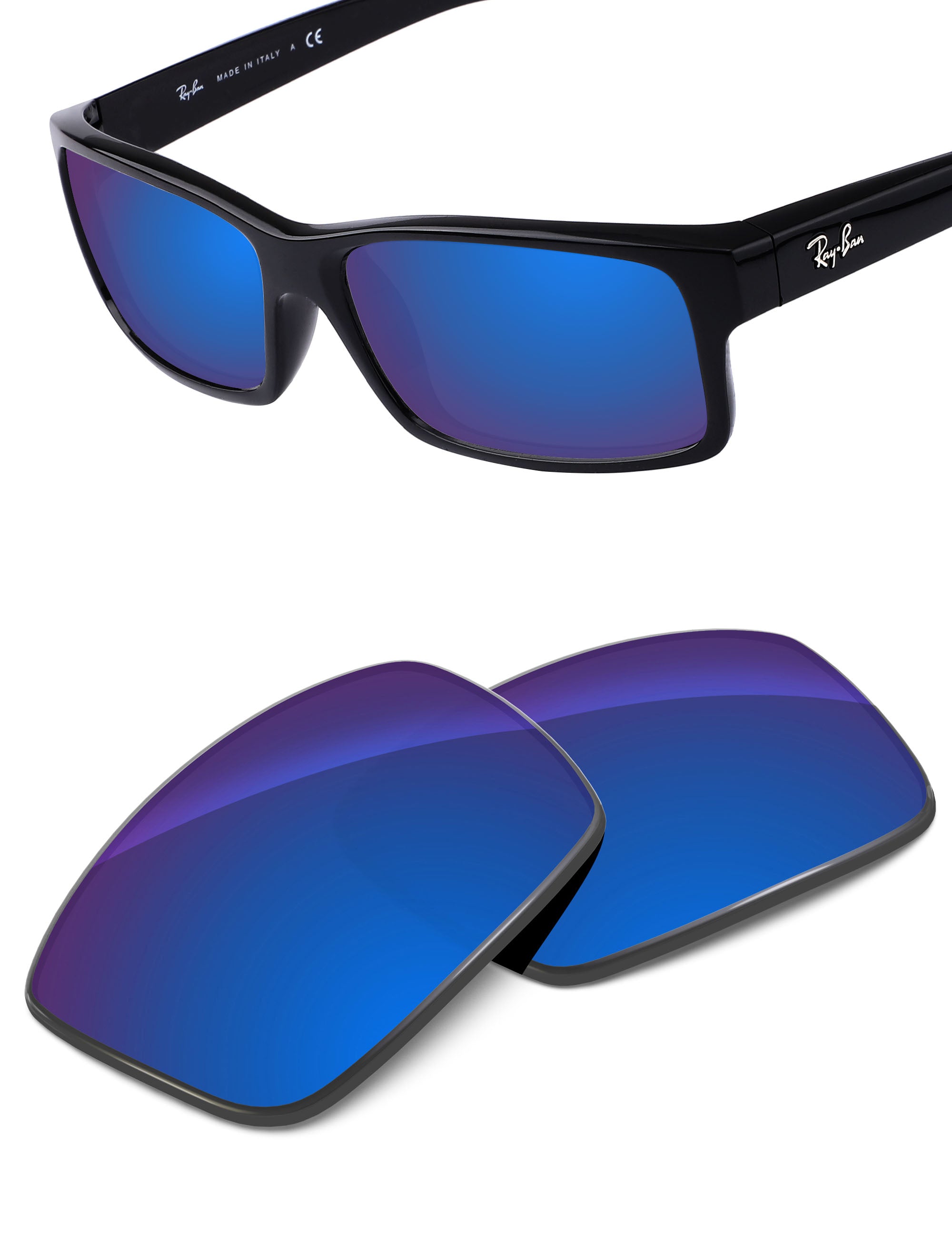 Sapphire Blue FlashMirror™-Non-Polarized